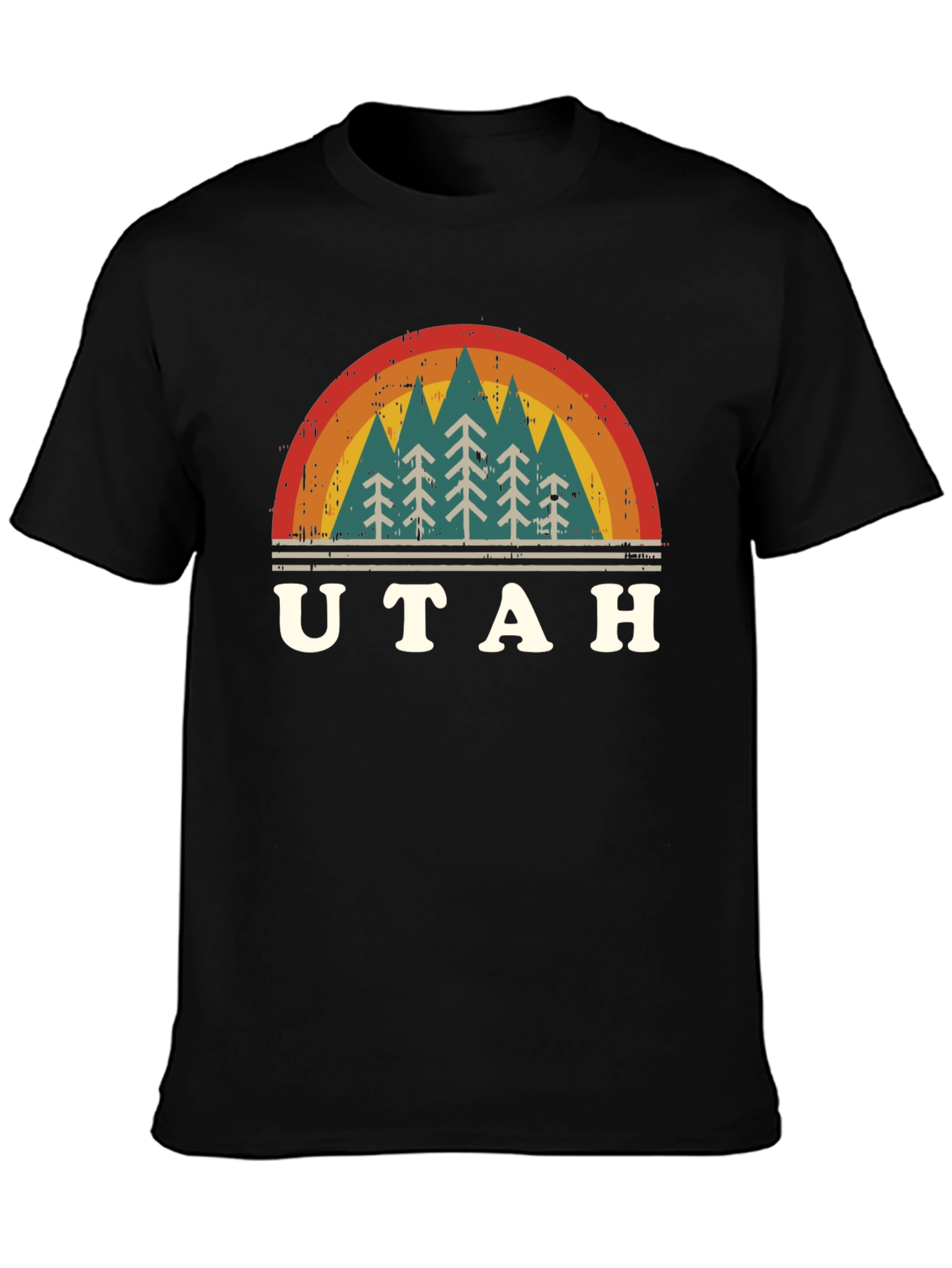 Retro Utah Trees T-Shirt