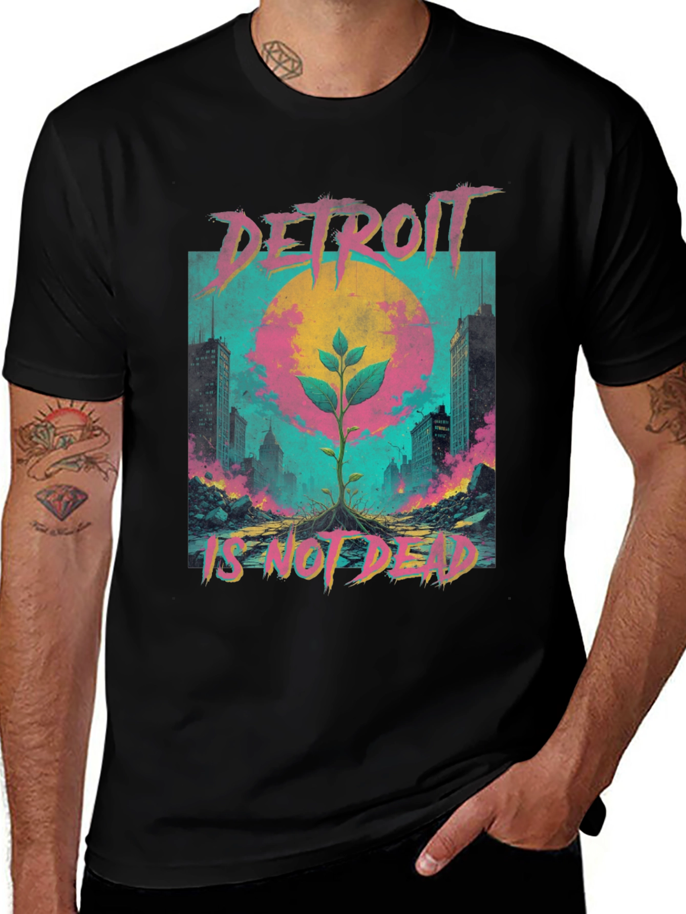 Detroit is Not Dead Graphic Tee