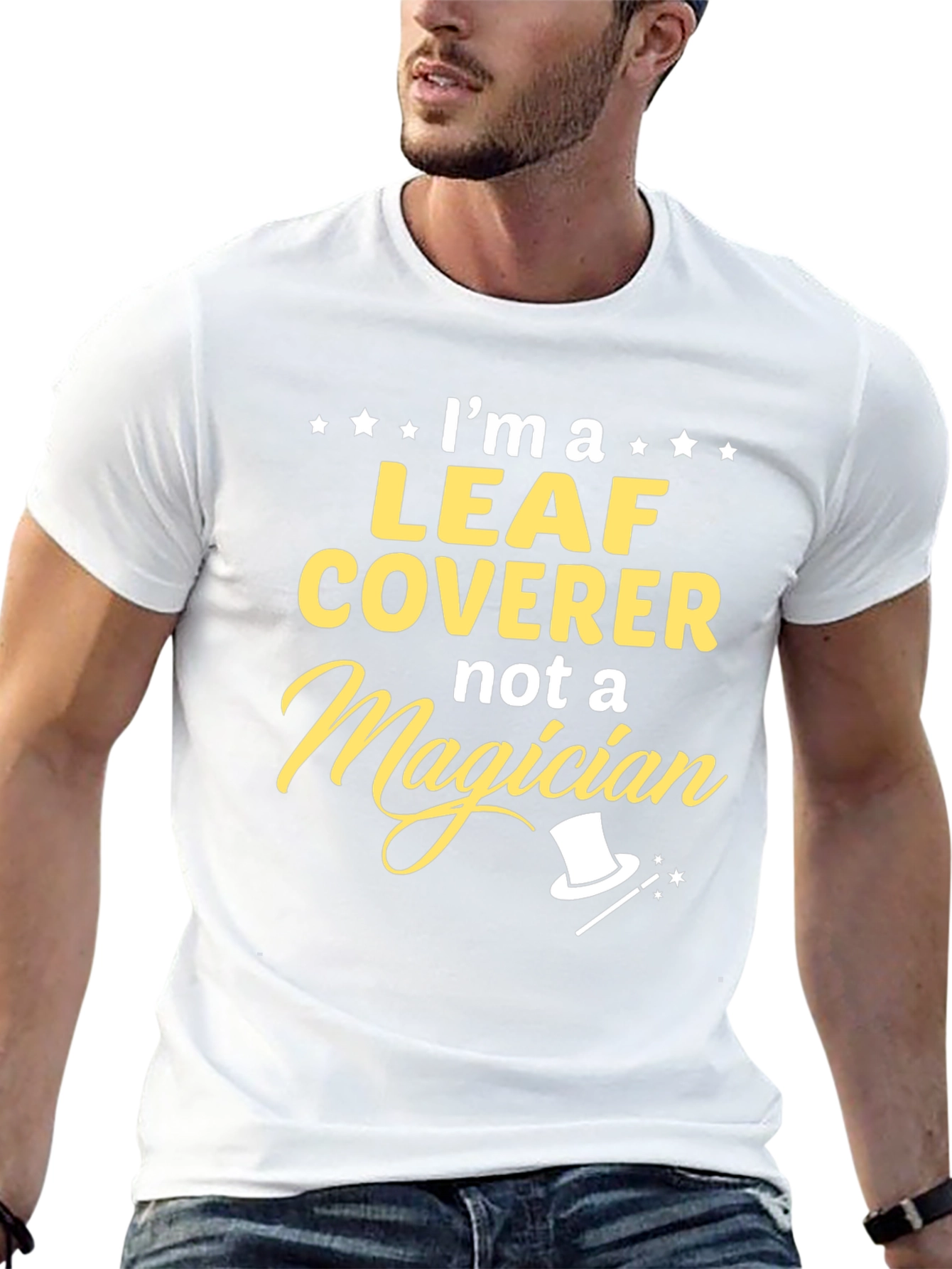 Leaf Coverer T-Shirt - Funny Landscaping Tee