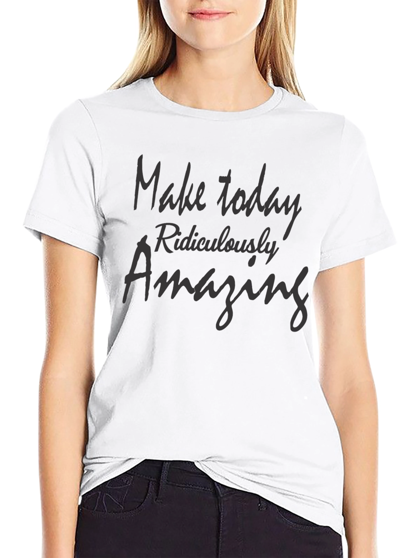 Inspiring Make Today Amazing Black T-Shirt