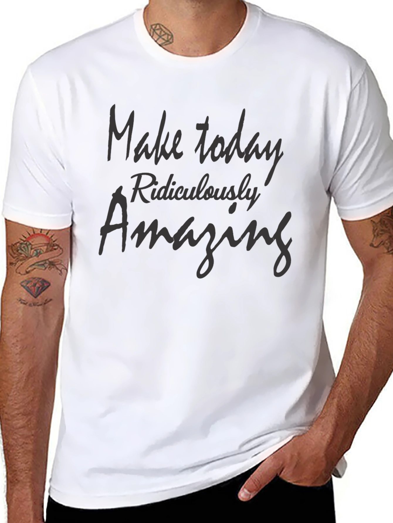 Inspiring Make Today Amazing Black T-Shirt