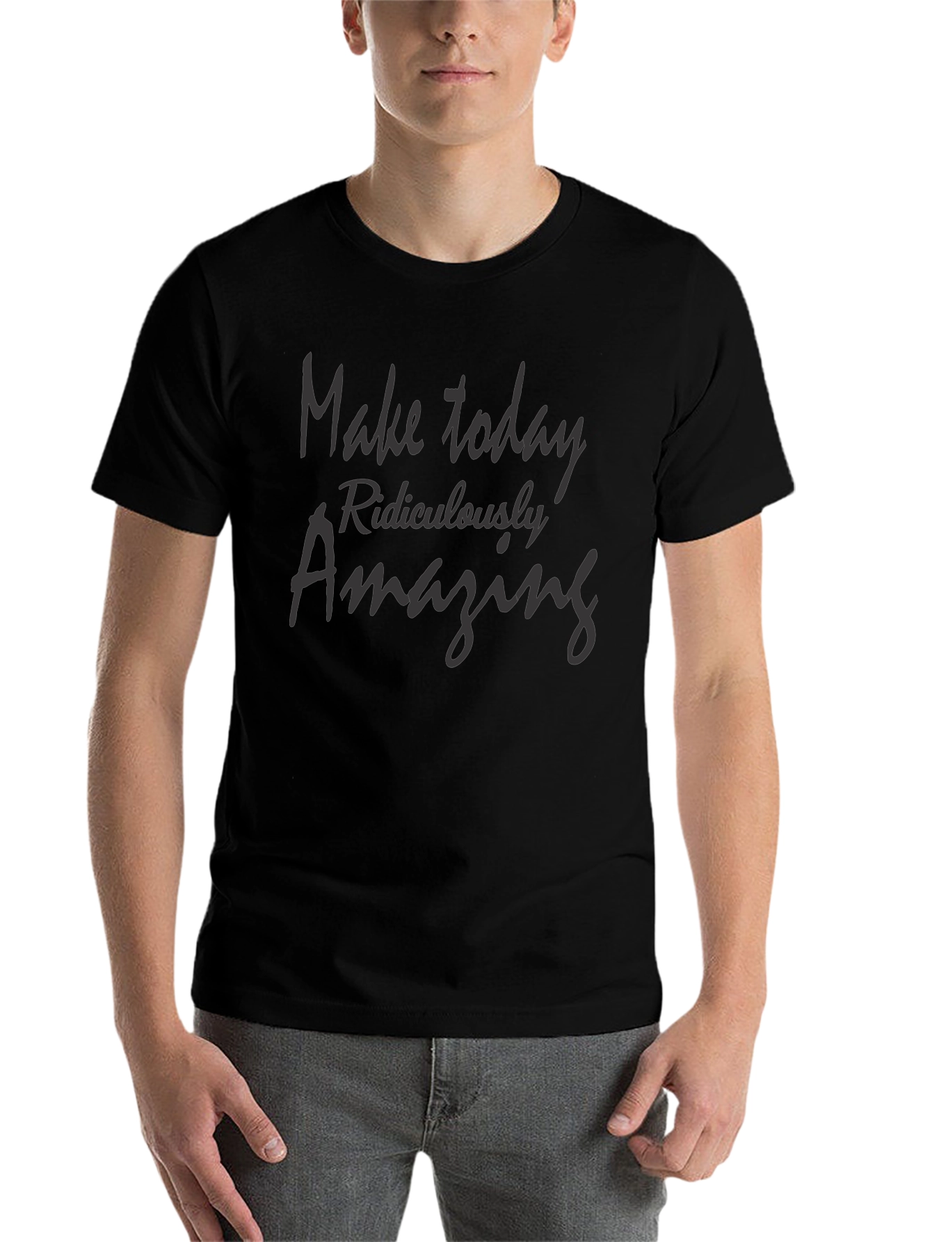 Inspiring Make Today Amazing Black T-Shirt