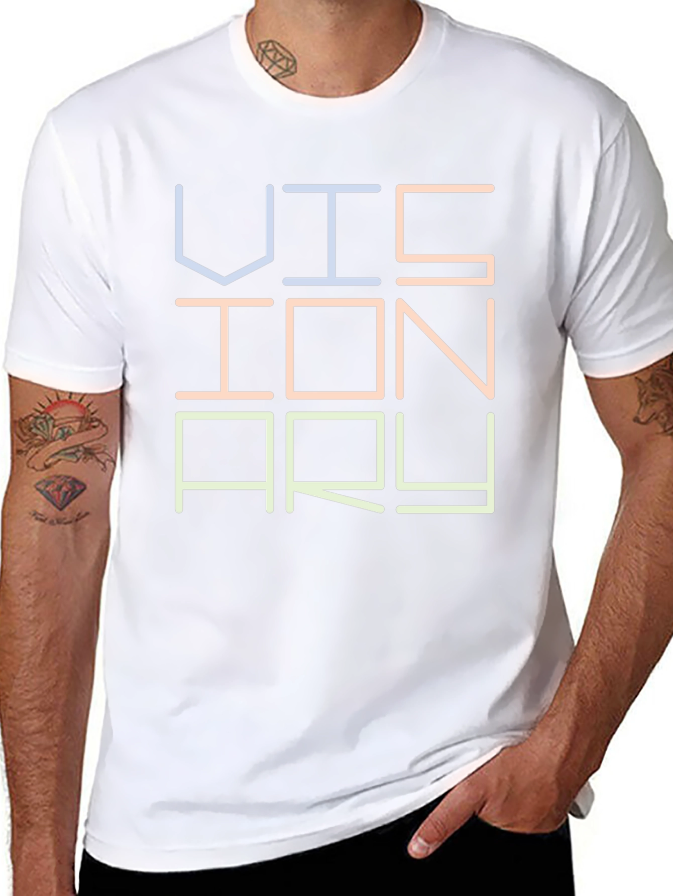 Victory T-Shirt | Geometric Design | Casual Wear