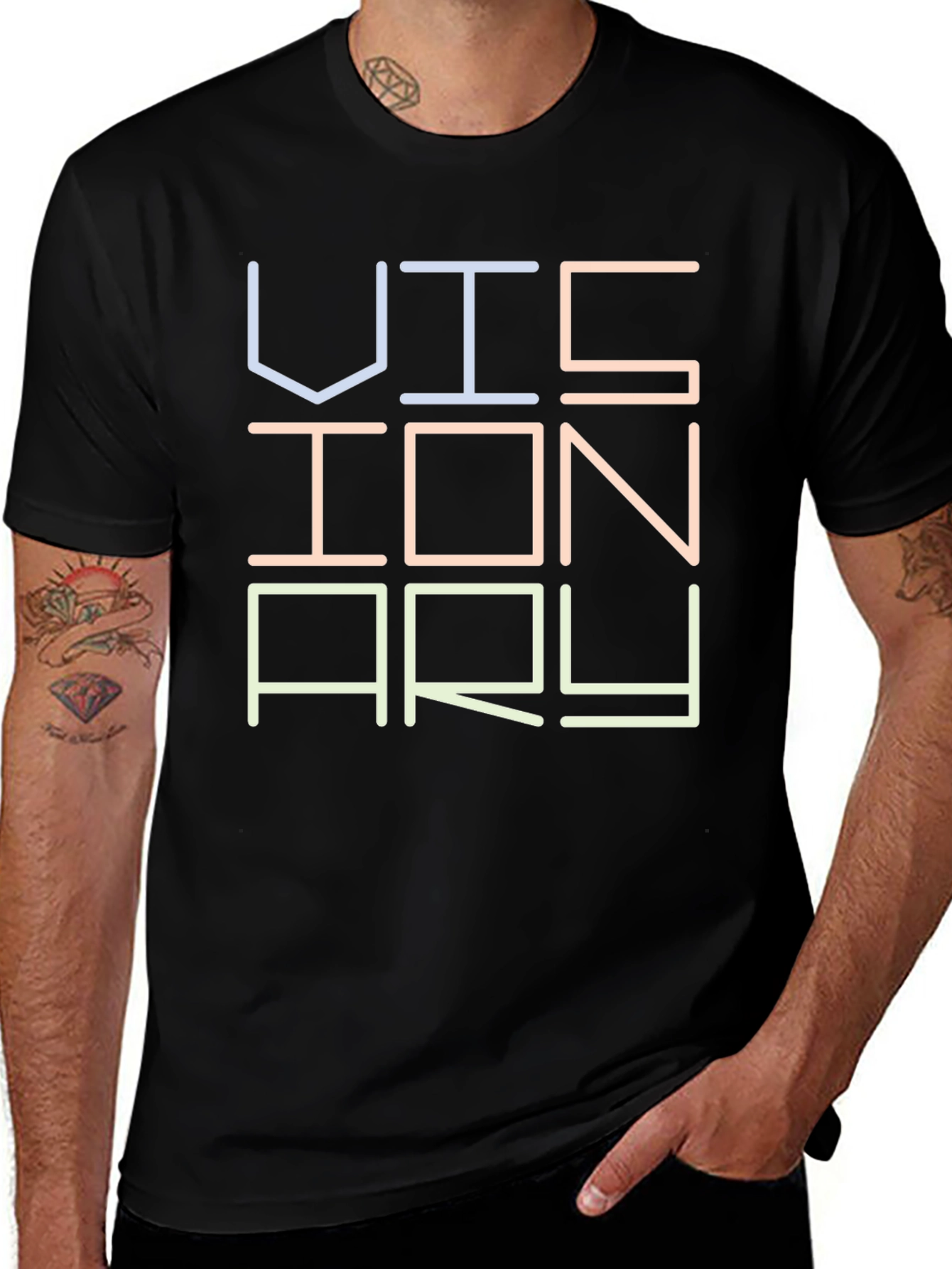 Victory T-Shirt | Geometric Design | Casual Wear