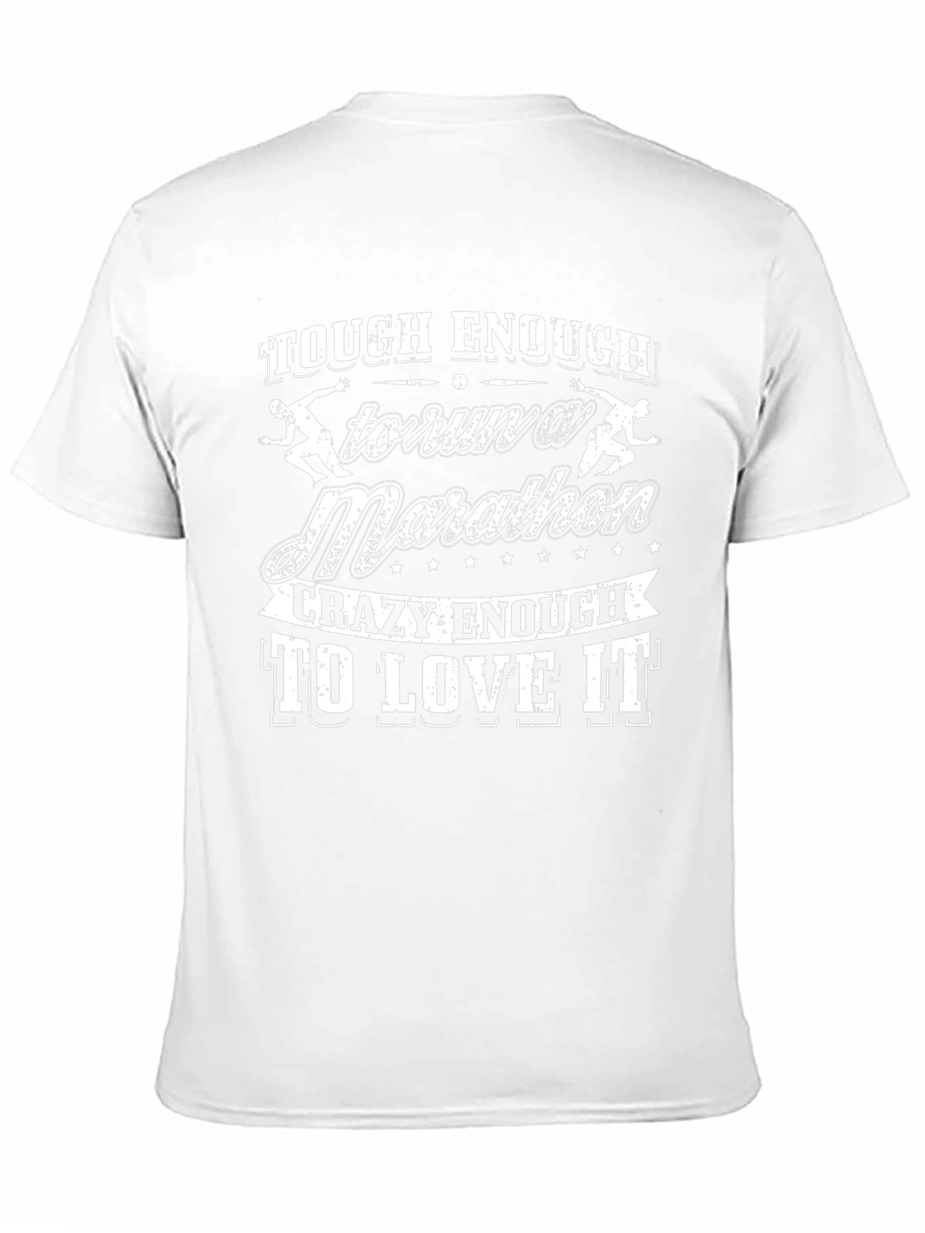 Tough Enough Marathon Runner Graphic Tee