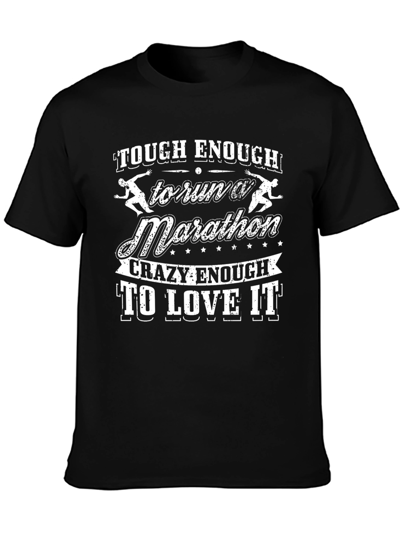 Tough Enough Marathon Runner Graphic Tee