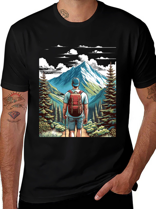 Hiker Graphic Tee - Adventure Awaits!