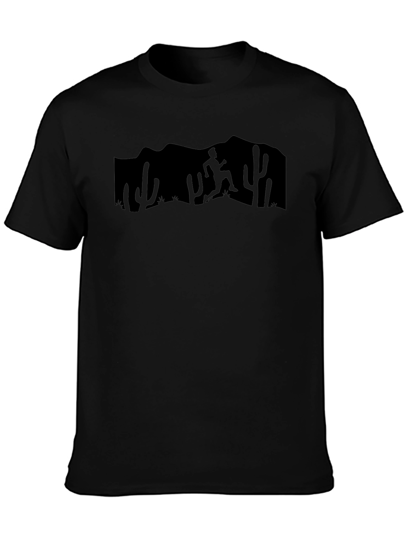 Desert Runner Graphic Tee - Mens Black T-Shirt