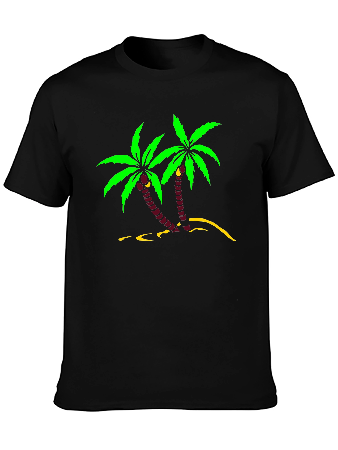 Tropical Palm Tree Graphic T-Shirt