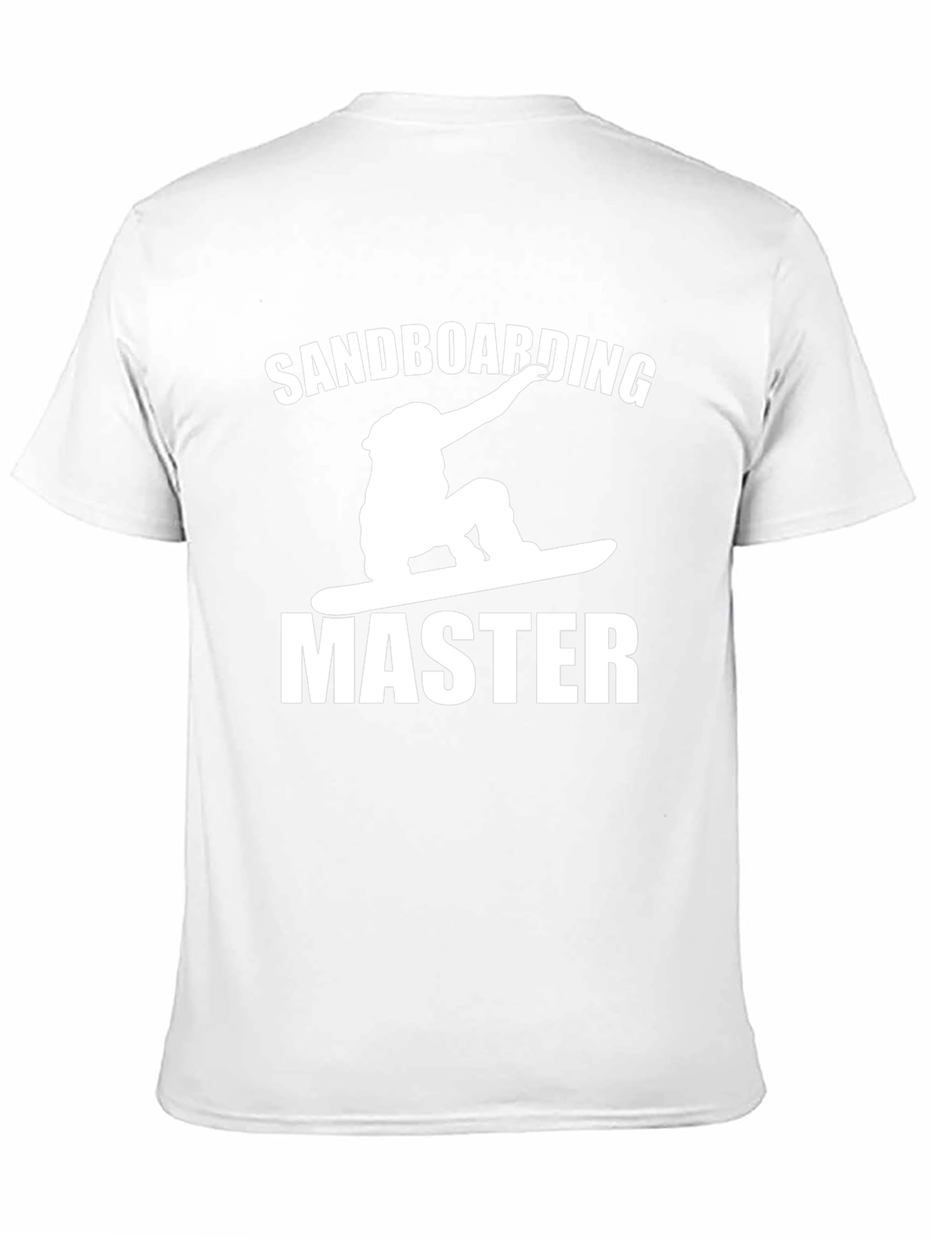 Sandboarding Master Graphic Tee - Black Cotton T-Shirt