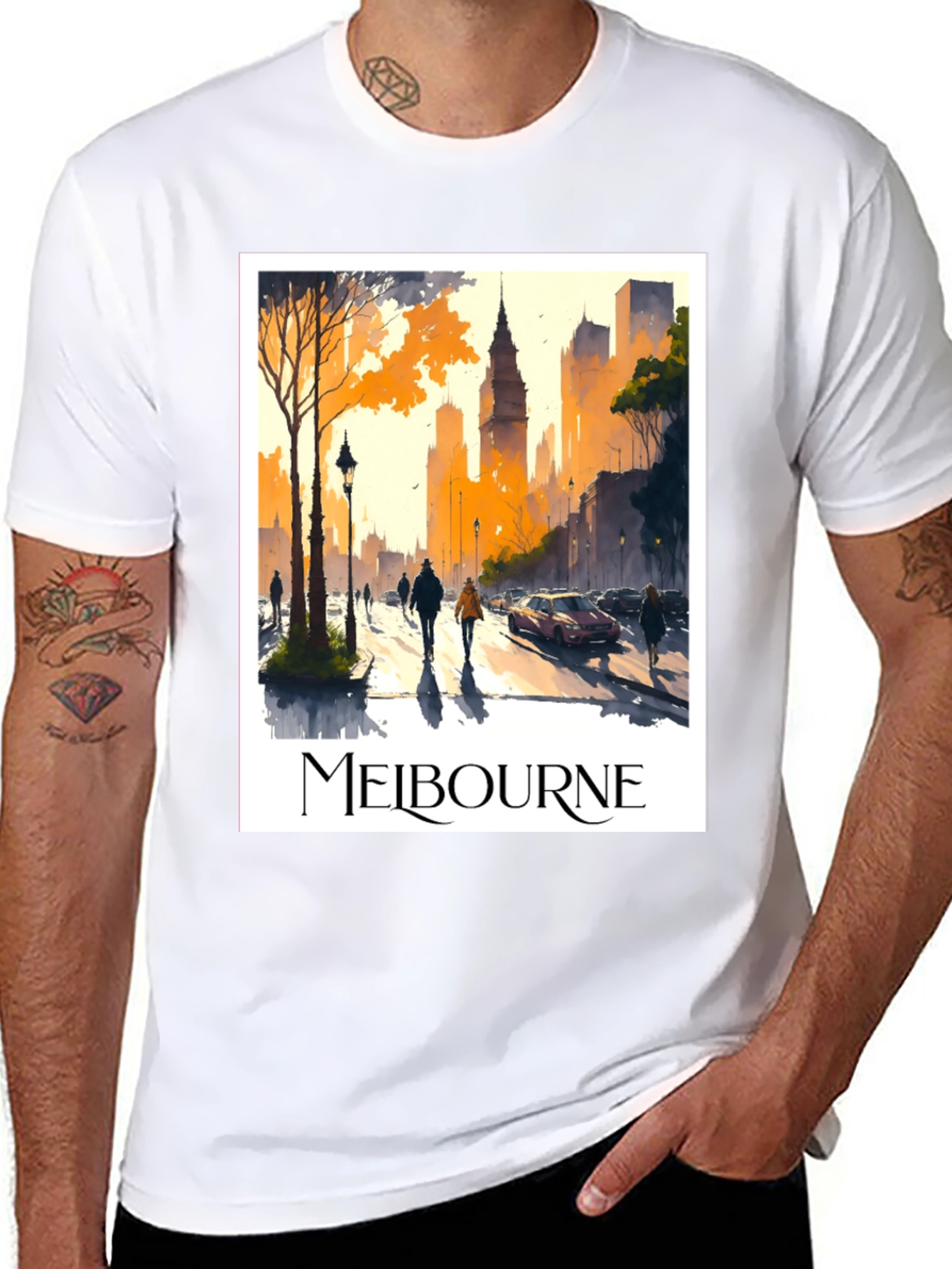 Melbourne Cityscape T-Shirt
