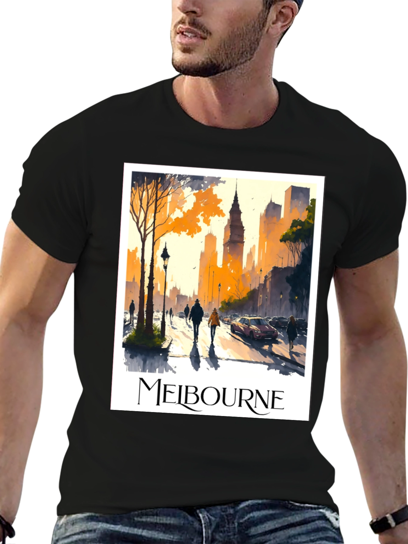 Melbourne Cityscape T-Shirt