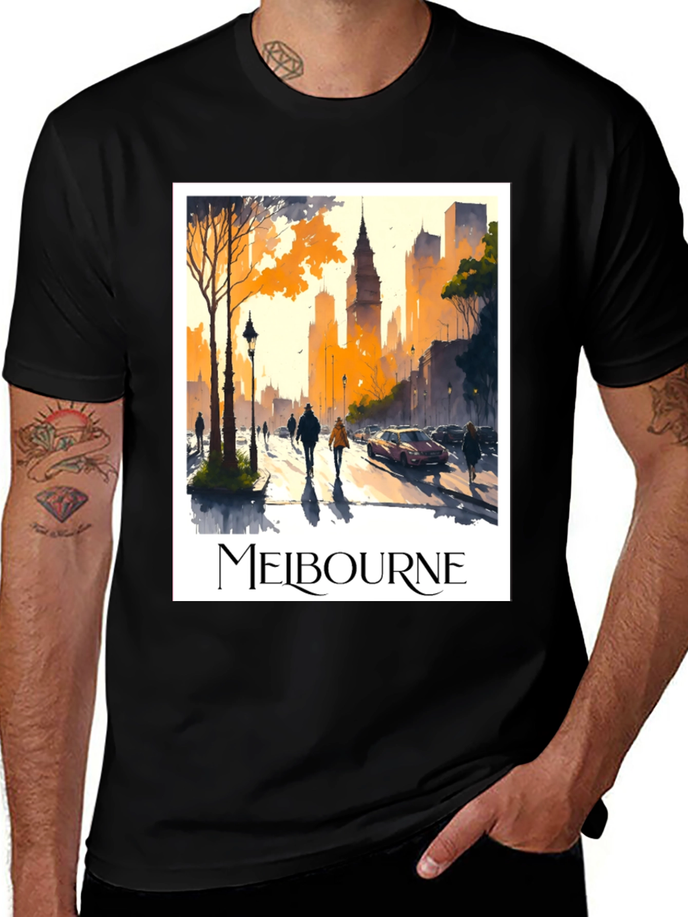 Melbourne Cityscape T-Shirt