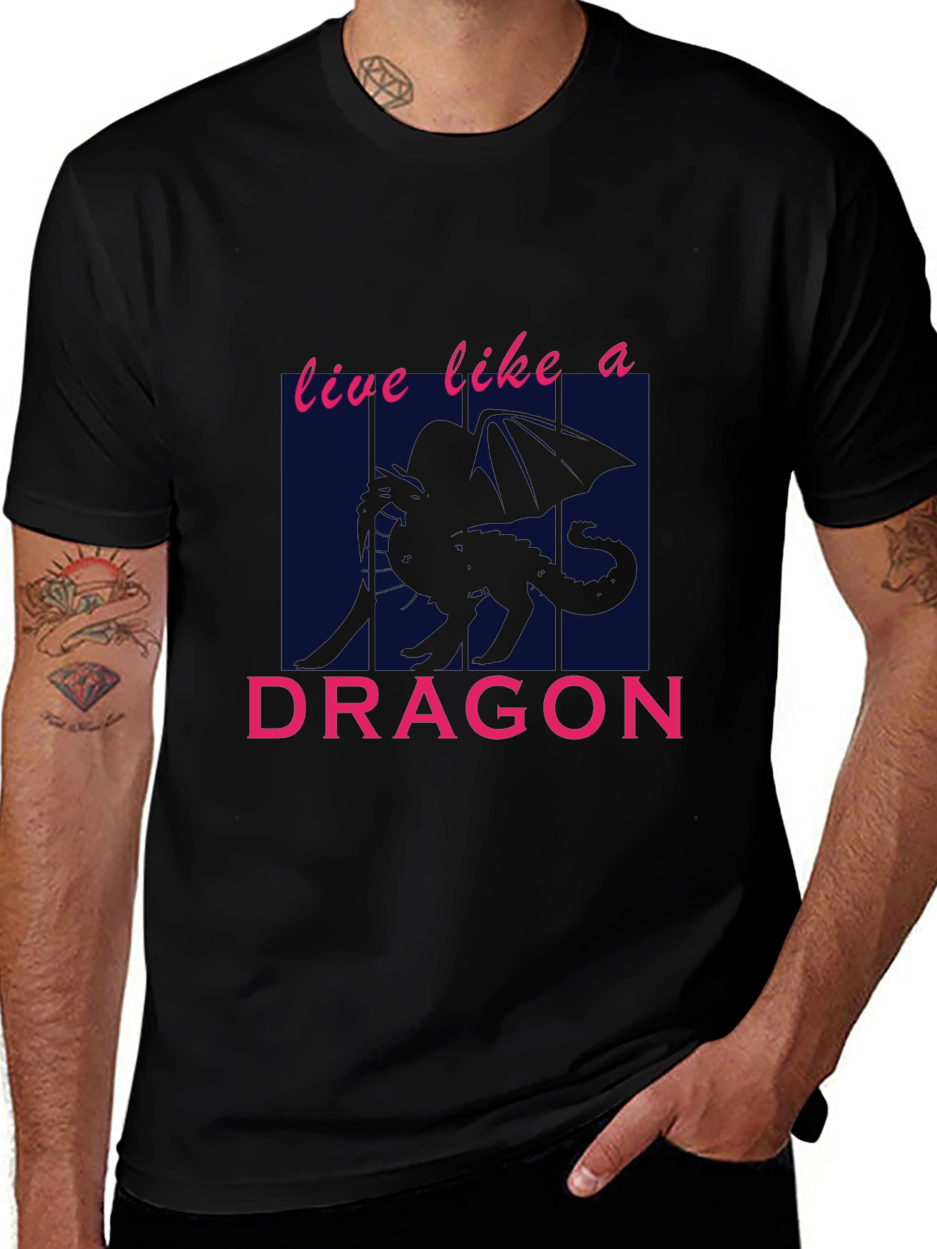 Live Like A Dragon Graphic Tee