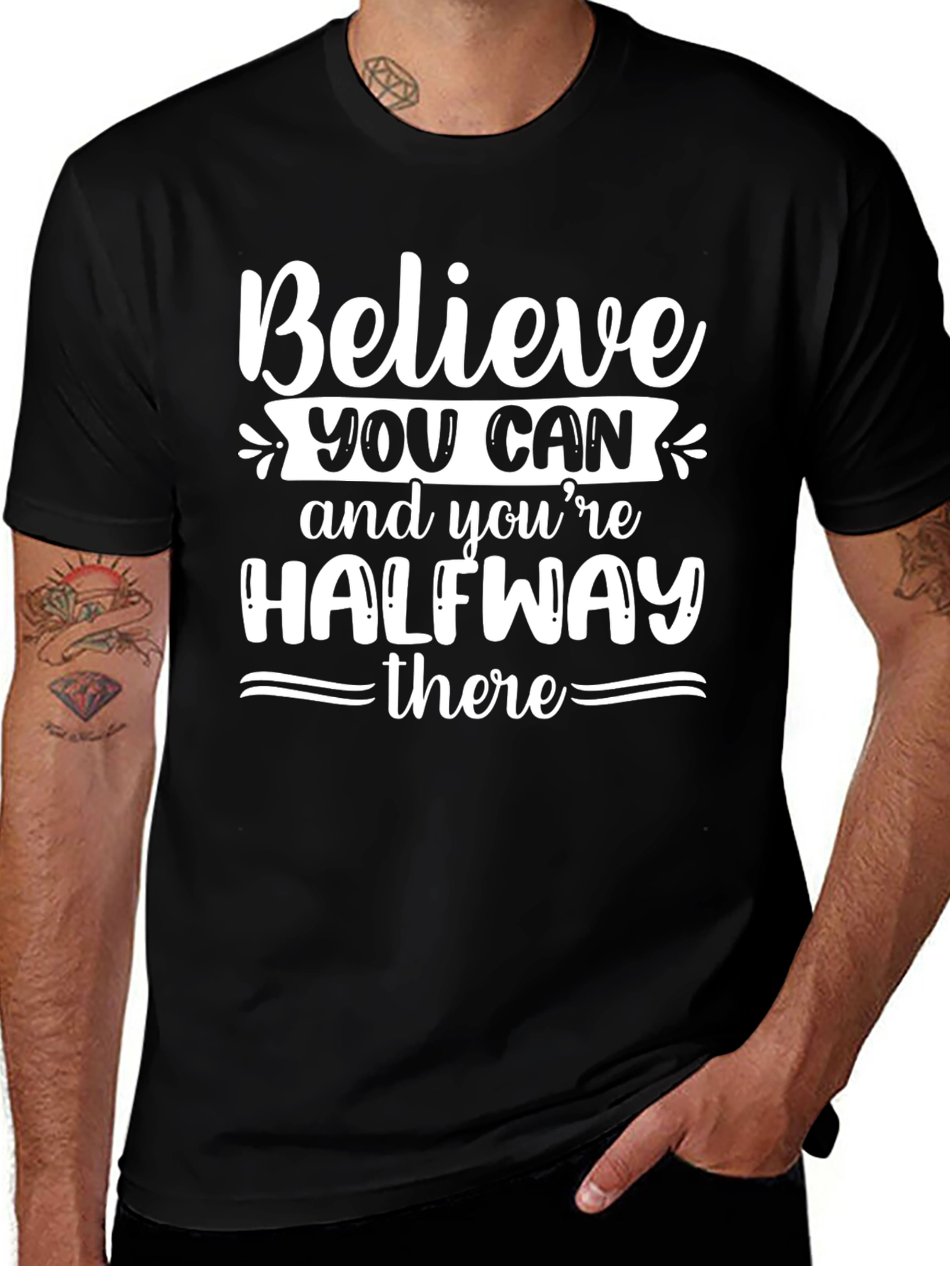 Believe You Can T-Shirt - Motivational Graphic Tee