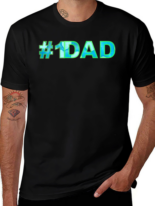 #1 Dad T-Shirt - Fathers Day Gift