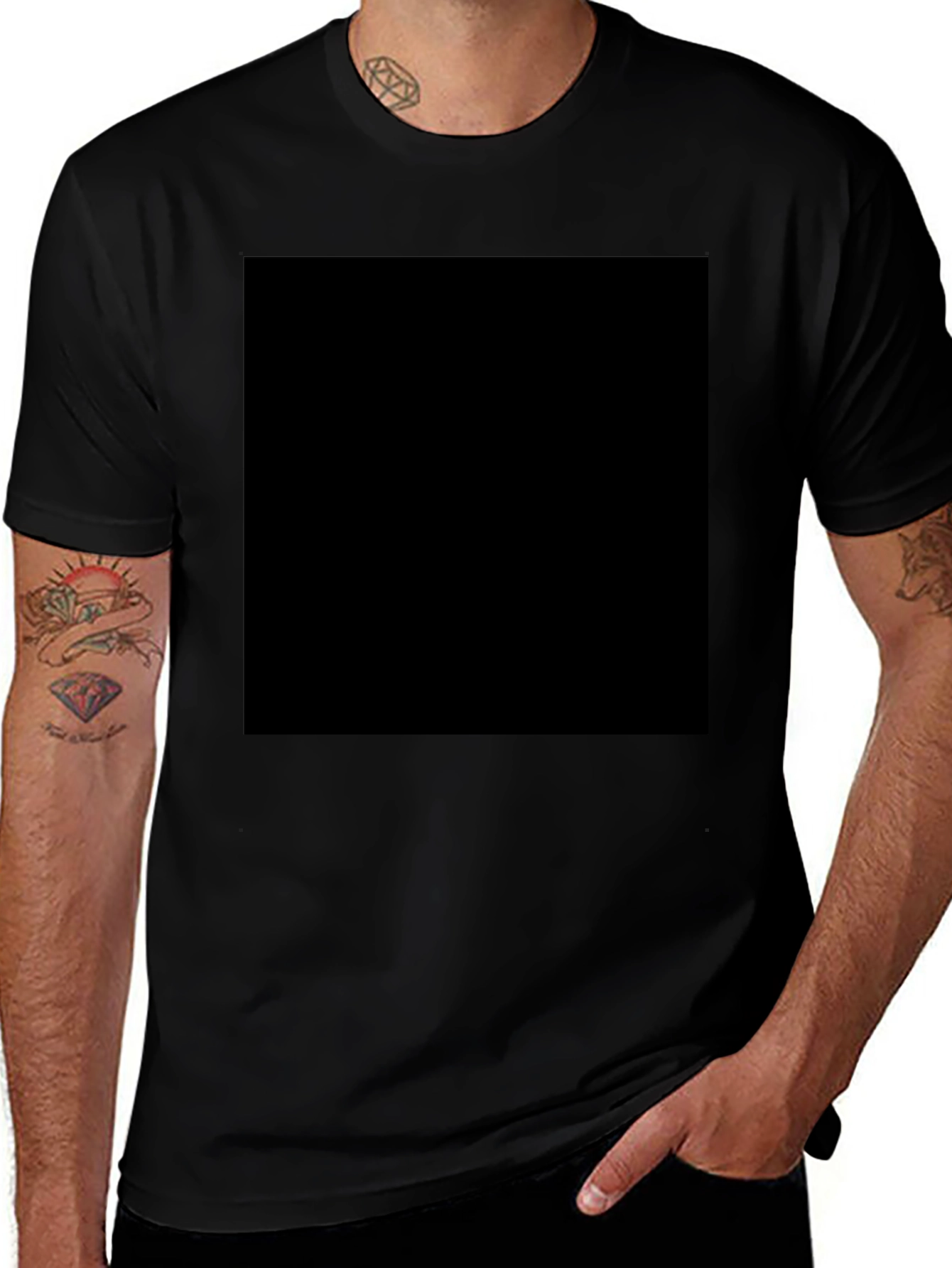 Classic Black Cotton T-Shirt - Everyday Style
