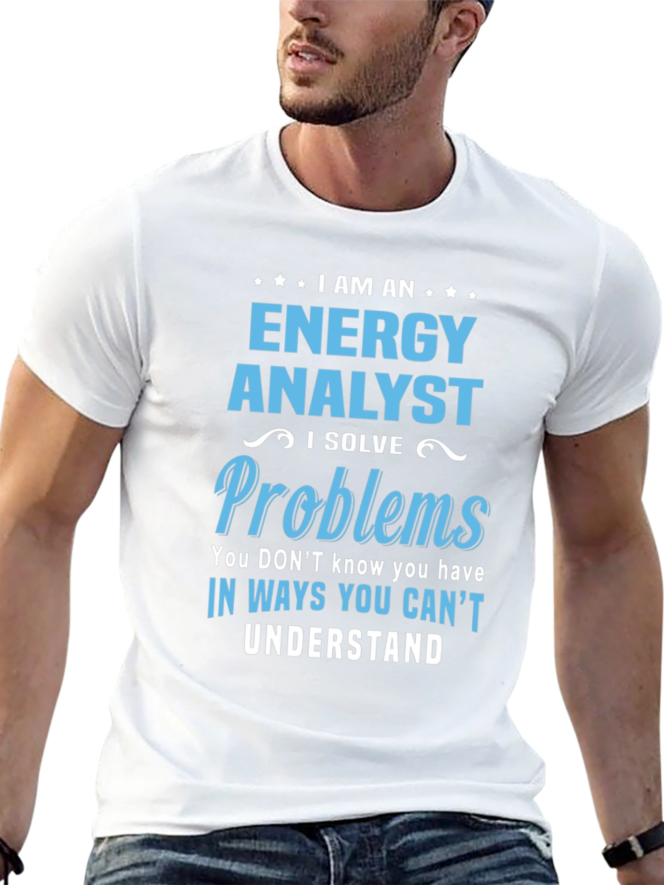 Energy Analyst Problem Solver Graphic T-Shirt