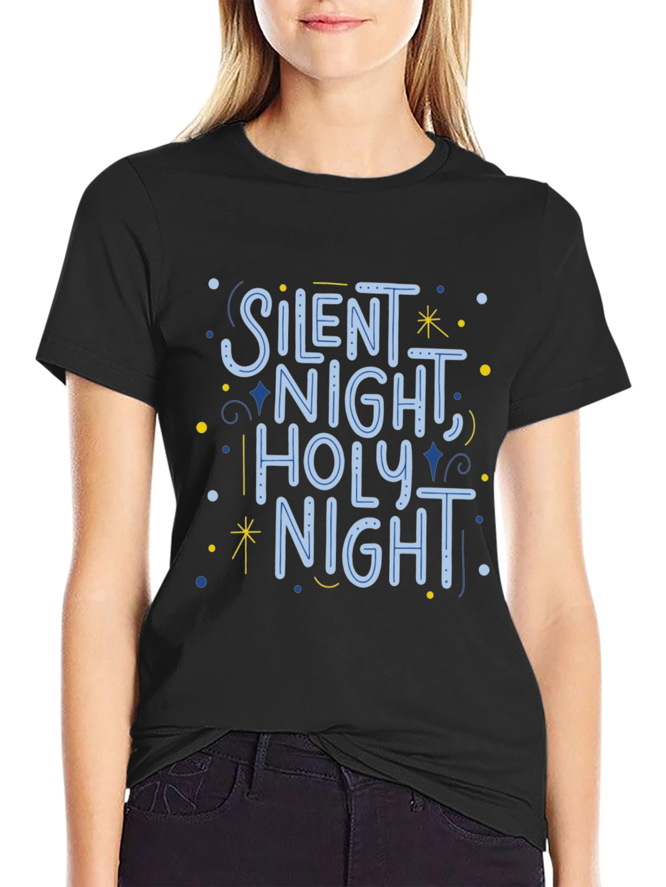 Silent Night Holy Night Graphic Tee