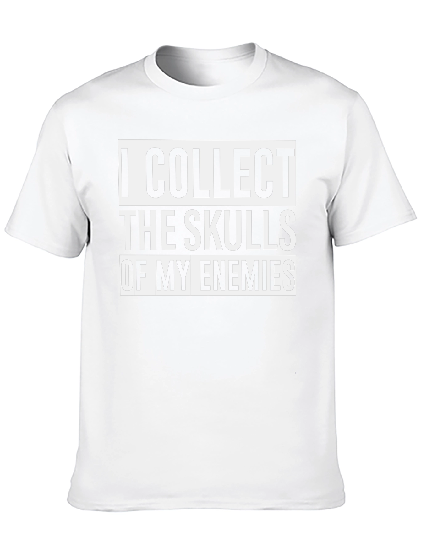 I Collect Skulls Graphic Tee - Black Cotton T-Shirt