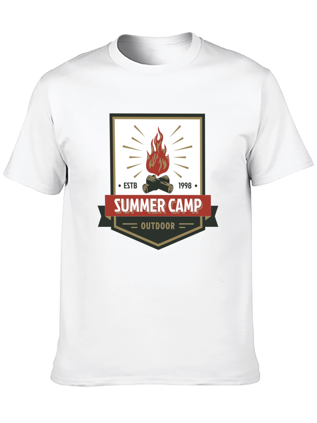 Summer Camp Outdoor Graphic T-Shirt