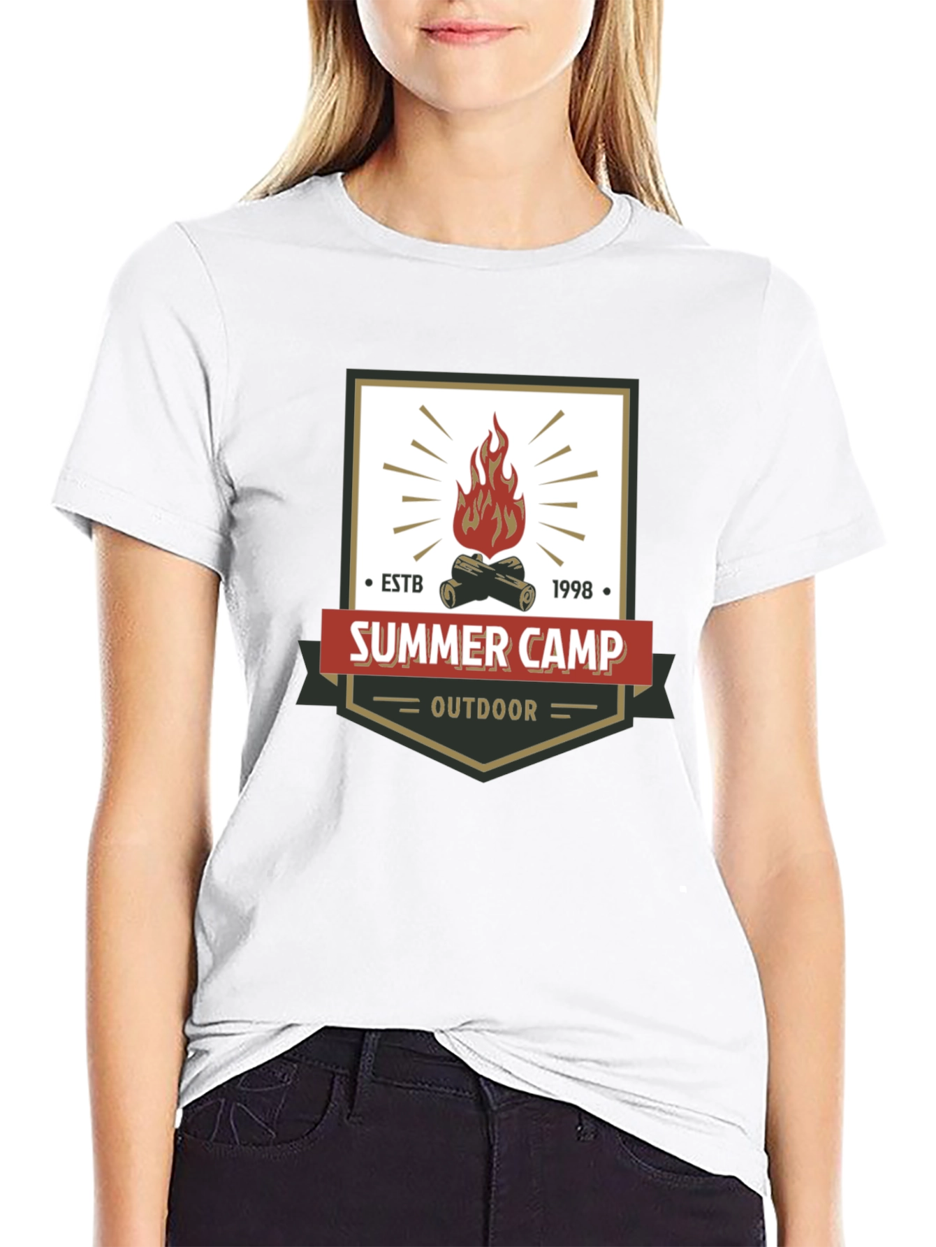 Summer Camp Outdoor Graphic T-Shirt