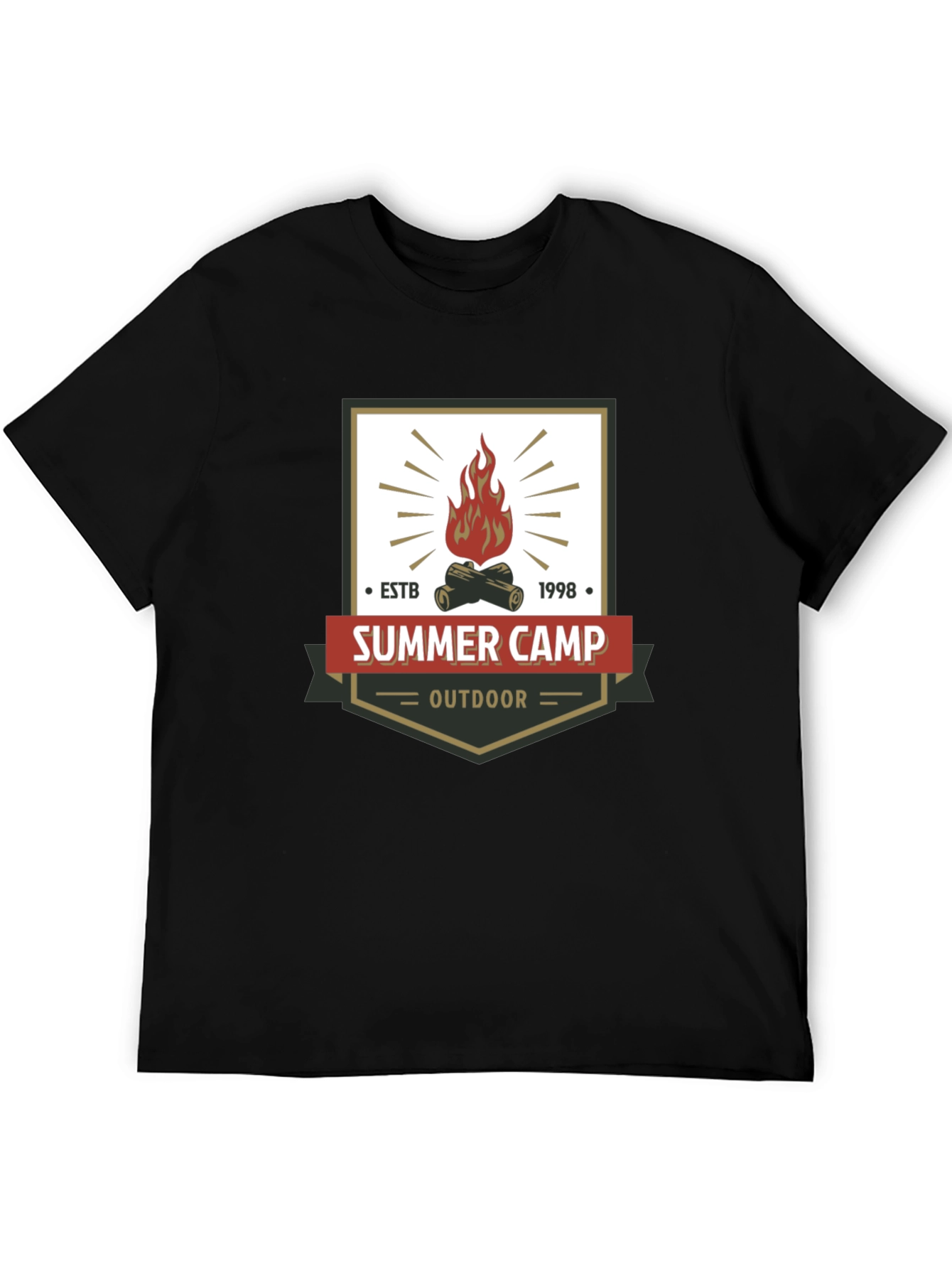 Summer Camp Outdoor Graphic T-Shirt
