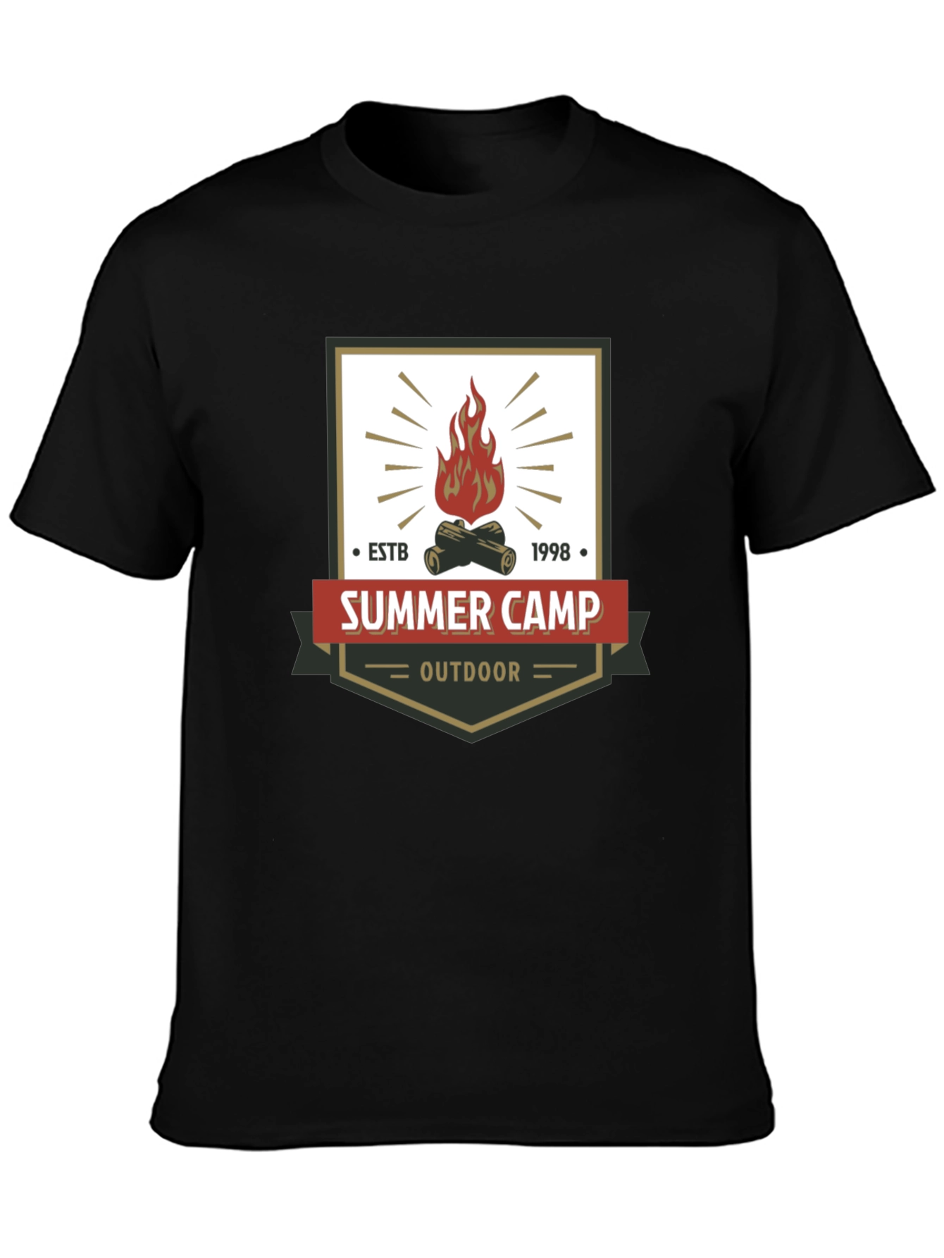 Summer Camp Outdoor Graphic T-Shirt