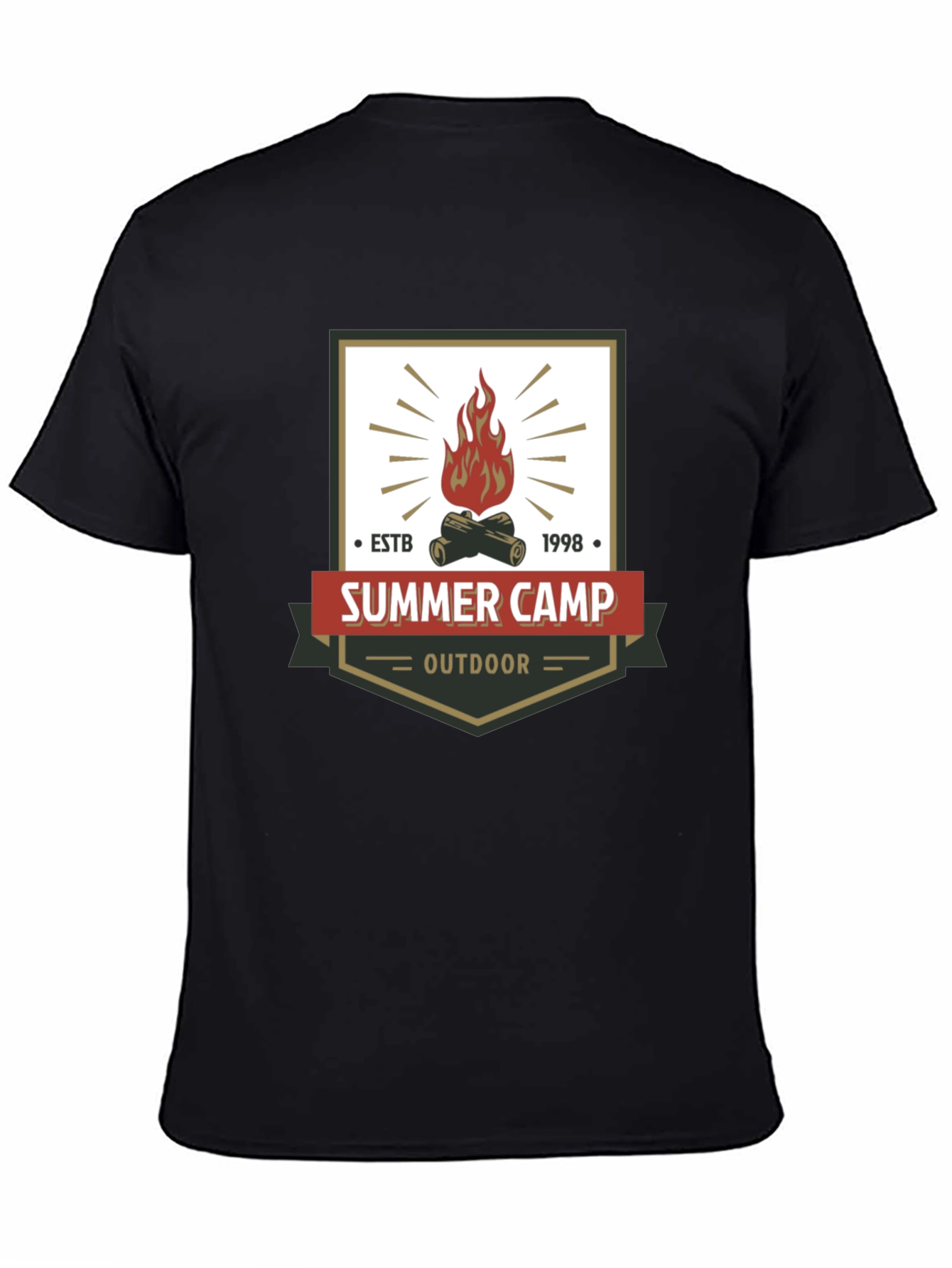 Summer Camp Outdoor Graphic T-Shirt