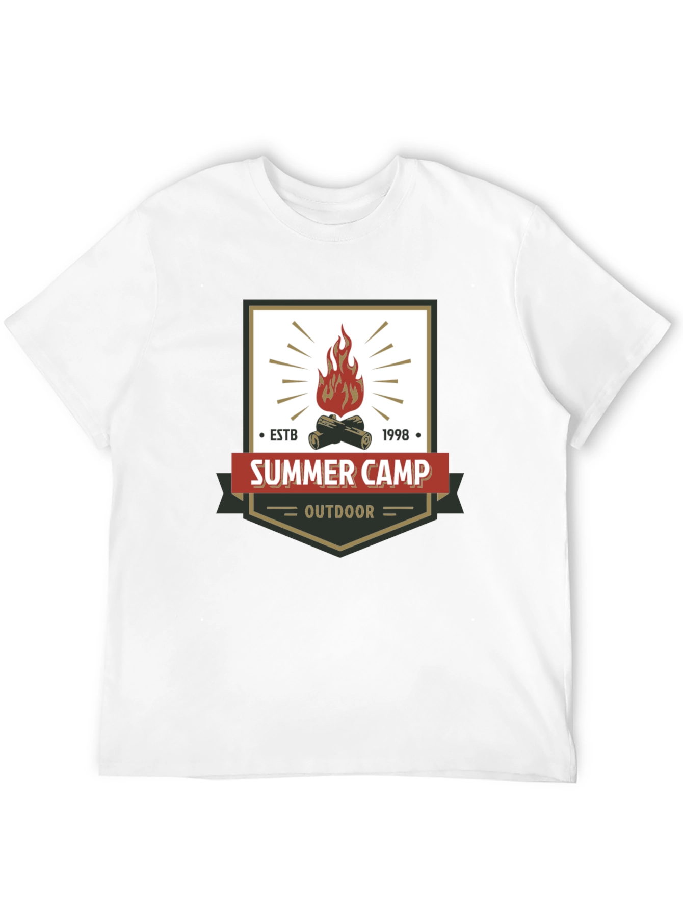 Summer Camp Outdoor Graphic T-Shirt