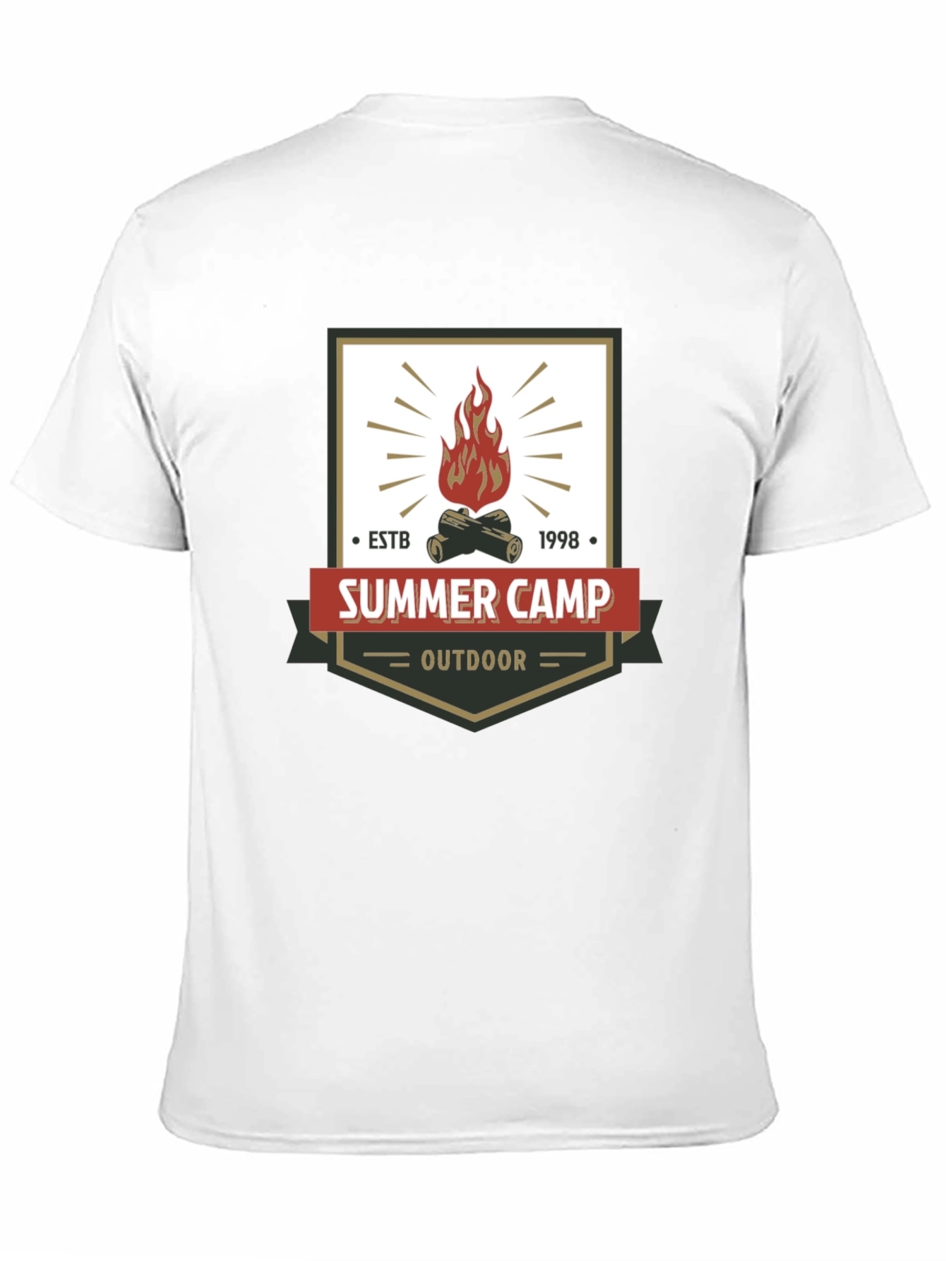 Summer Camp Outdoor Graphic T-Shirt