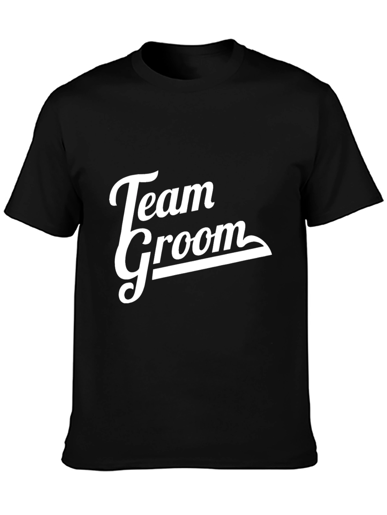 Team Groom Crew T-Shirt Black