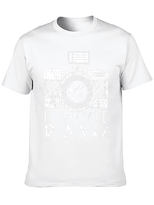 I Shoot RAW Camera Graphic Tee