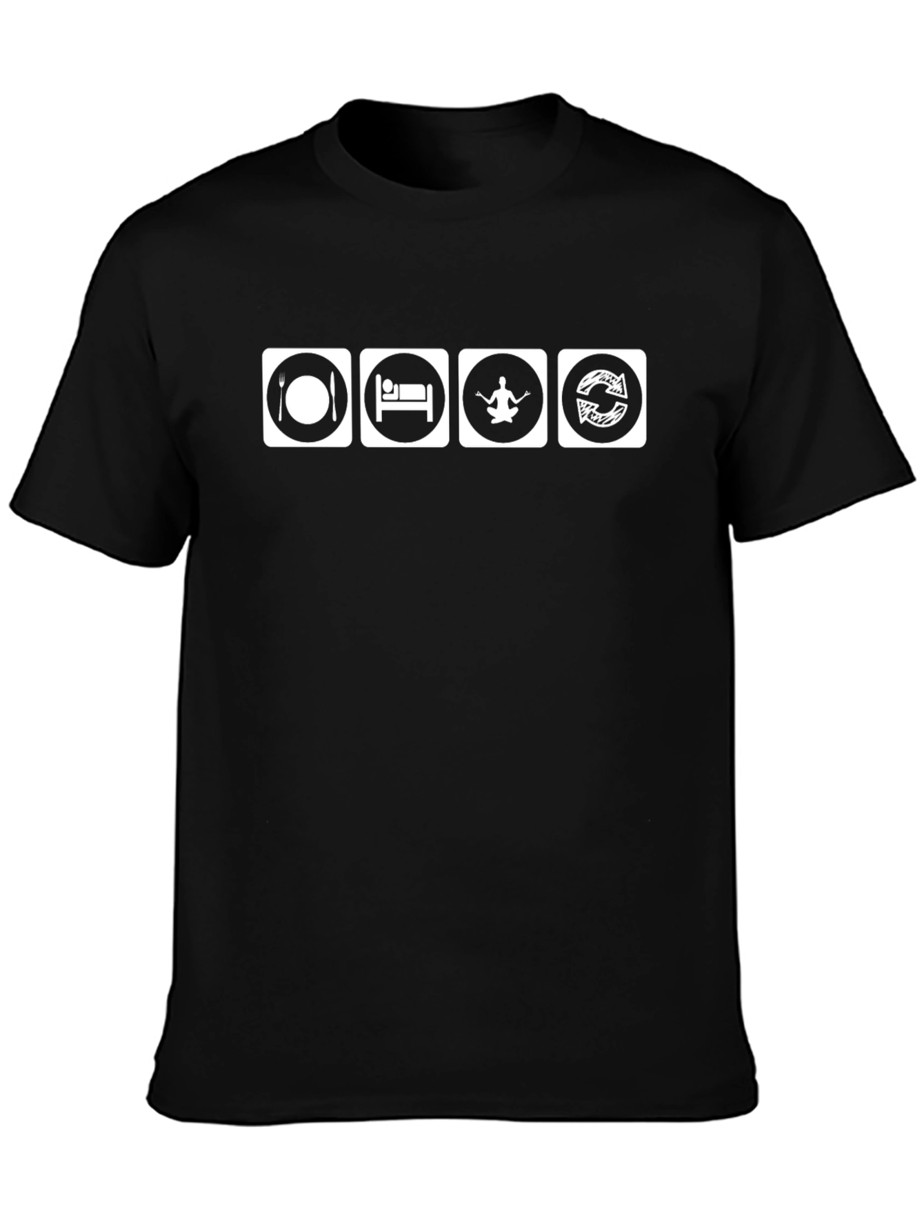 Eat Sleep Meditate Repeat T-Shirt