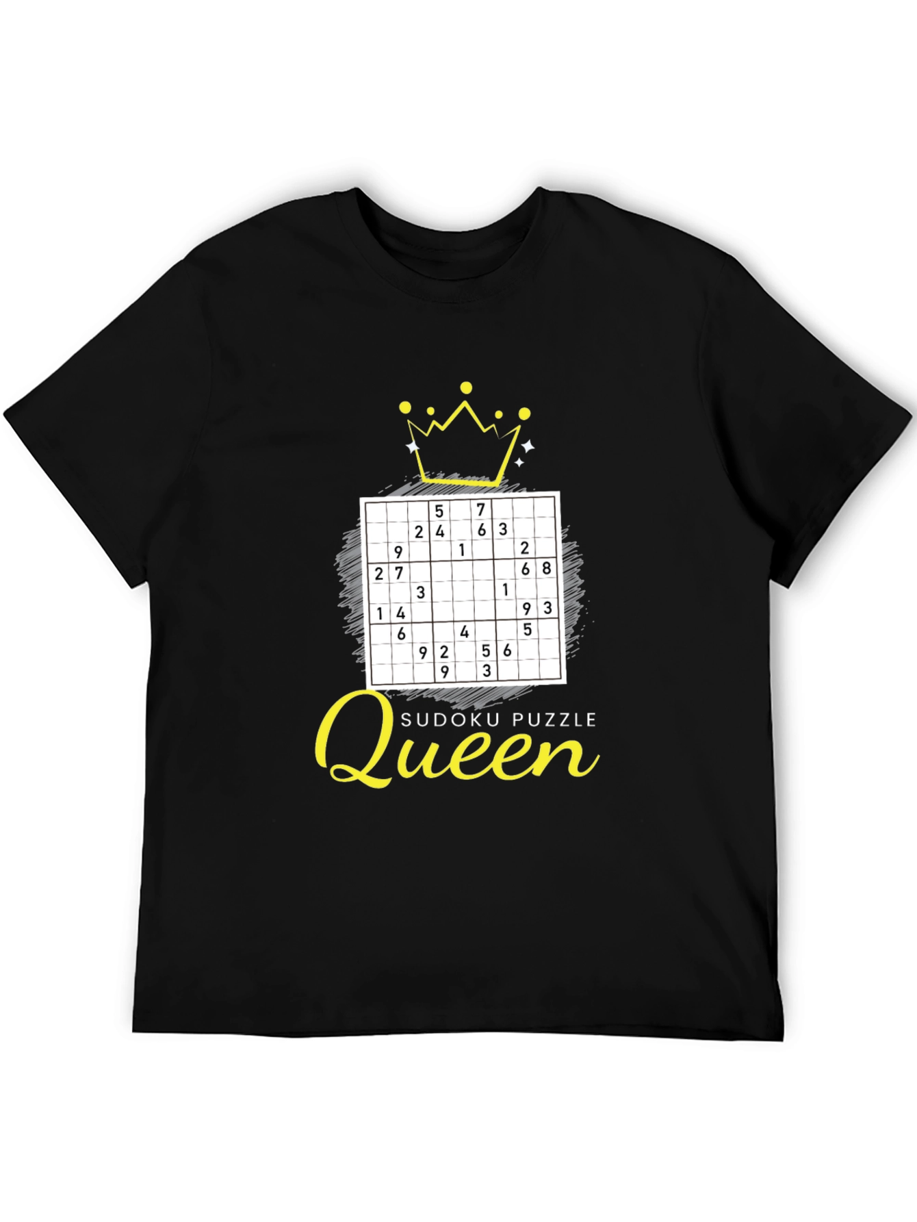 Sudoku Puzzle Queen T-Shirt - Brainy & Stylish