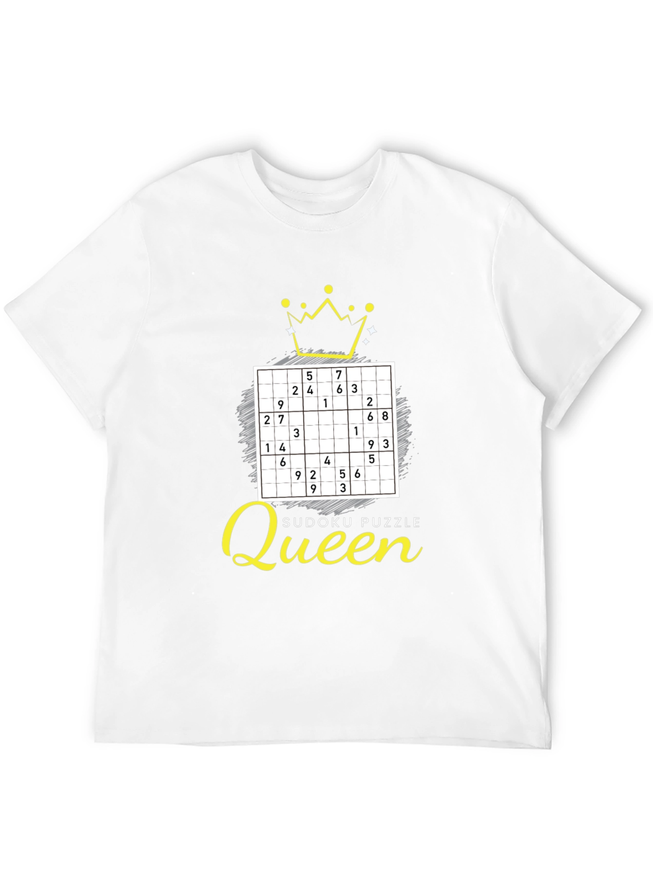 Sudoku Puzzle Queen T-Shirt - Brainy & Stylish