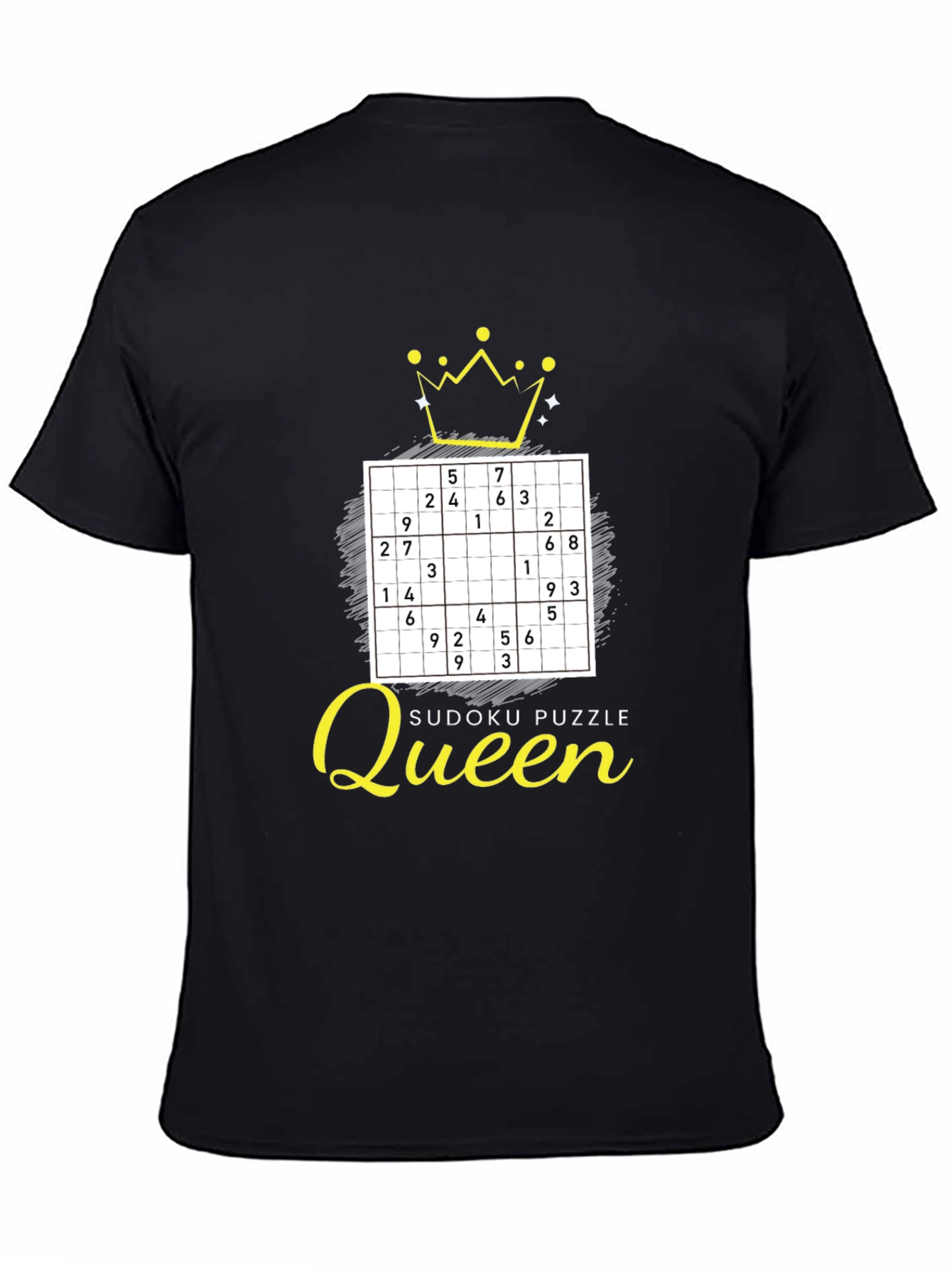 Sudoku Puzzle Queen T-Shirt - Brainy & Stylish