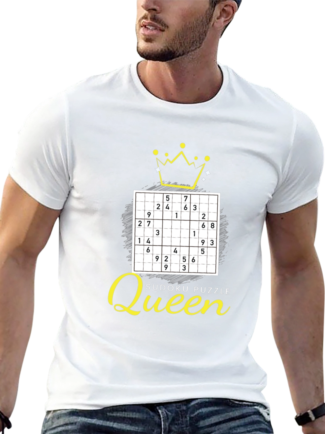 Sudoku Puzzle Queen T-Shirt - Brainy & Stylish