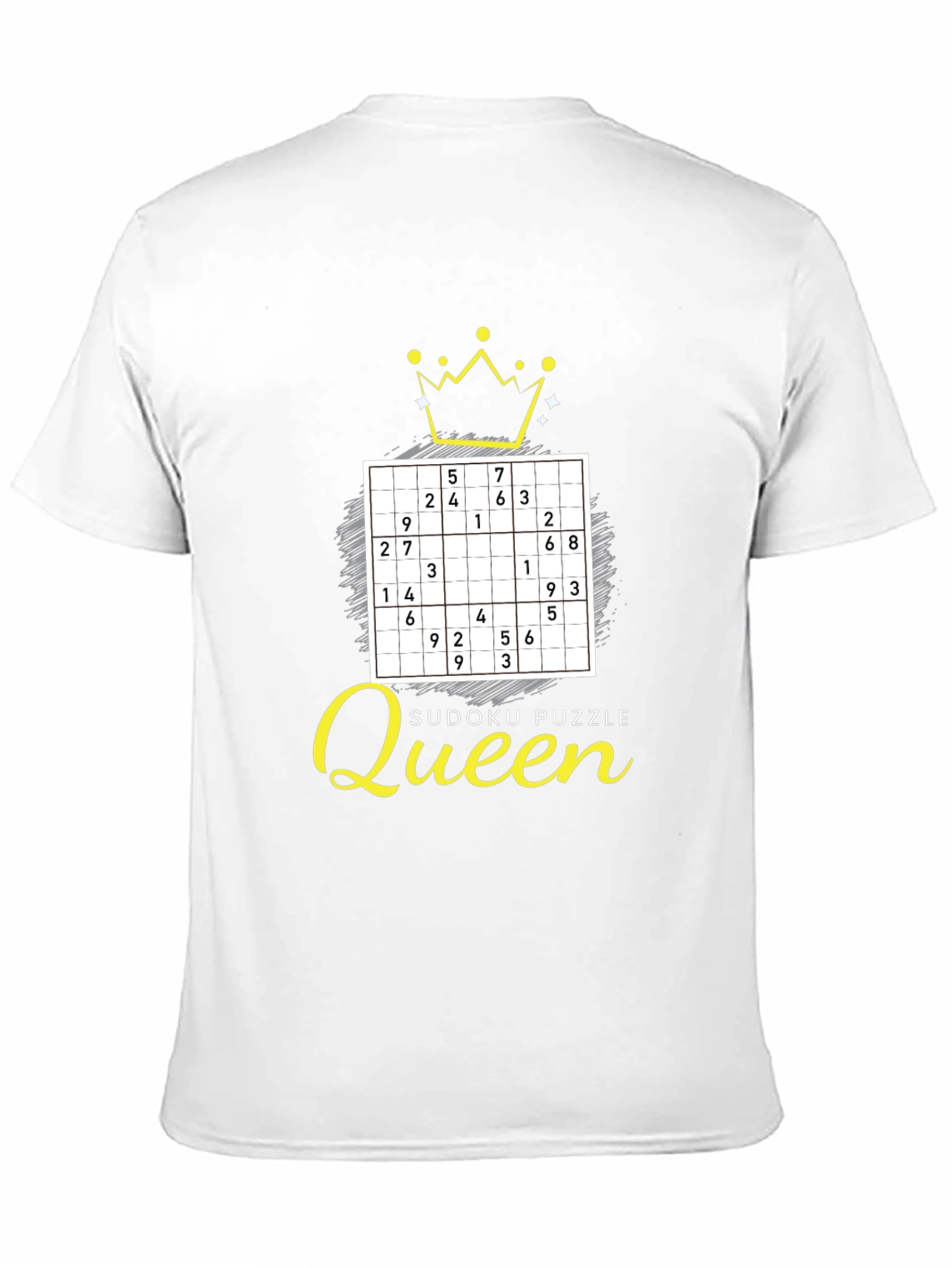 Sudoku Puzzle Queen T-Shirt - Brainy & Stylish