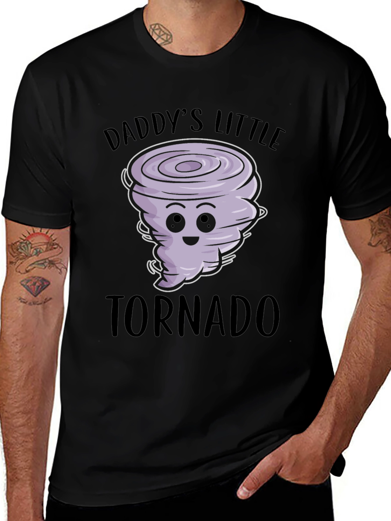 Daddys Little Tornado Graphic T-Shirt