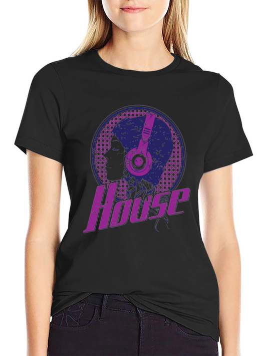 House Music T-Shirt - DJ Headphones Graphic Tee