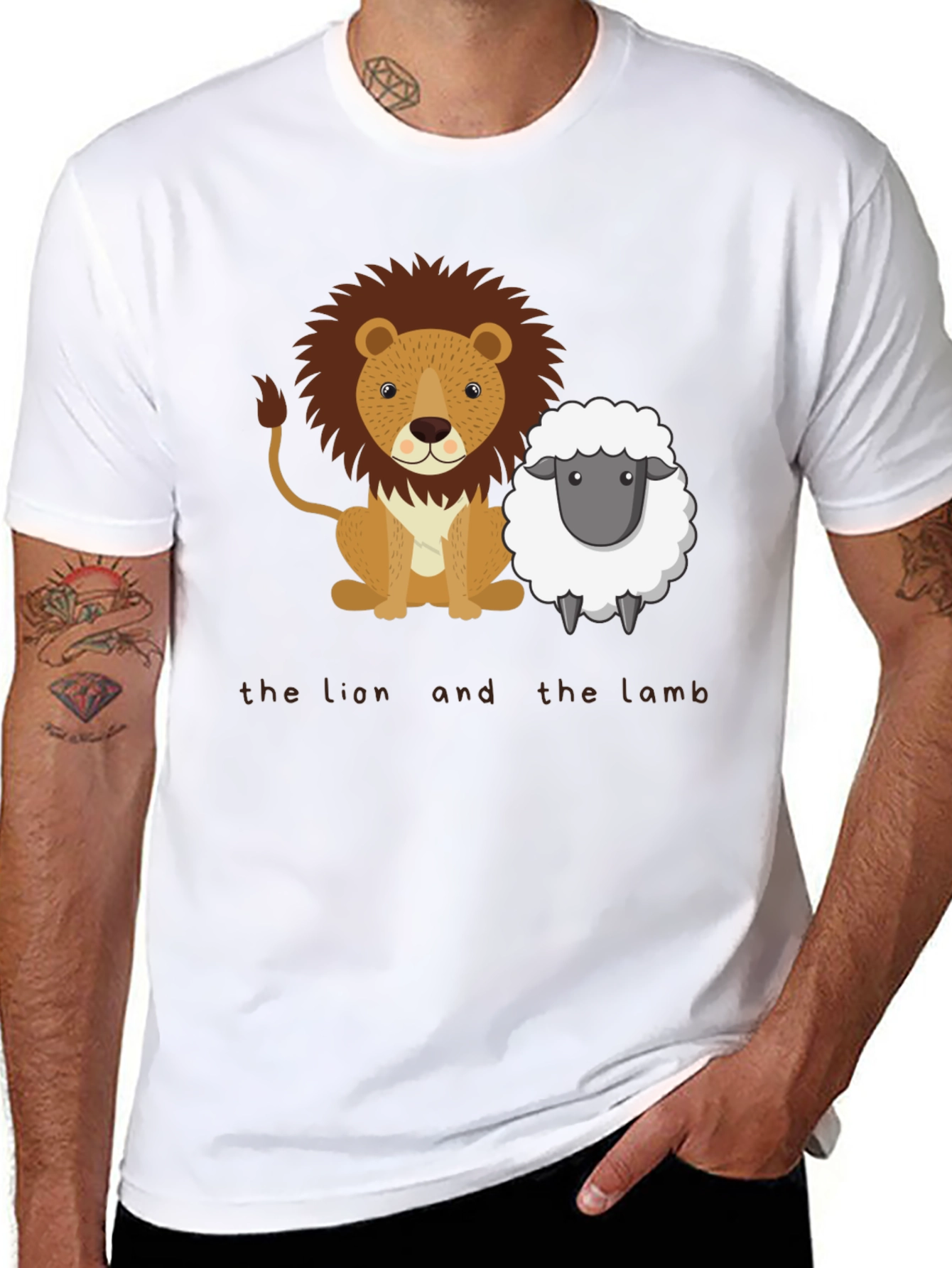 Lion and Lamb Graphic Tee