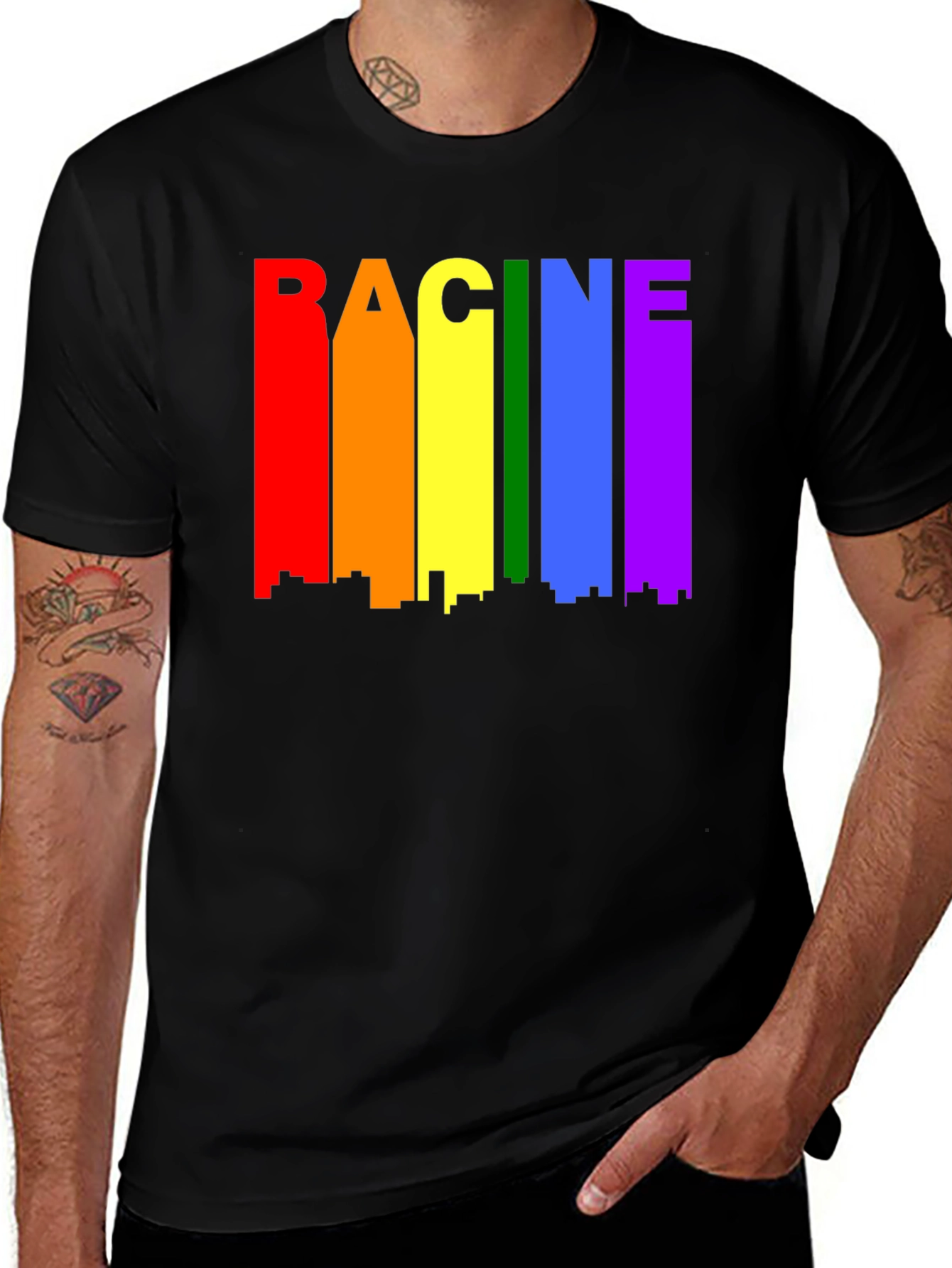 Racine Rainbow Pride T-Shirt