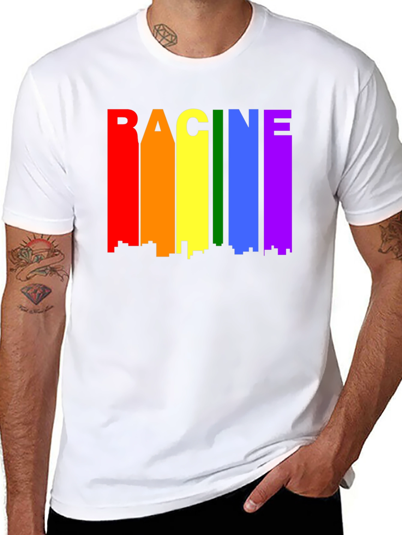 Racine Rainbow Pride T-Shirt