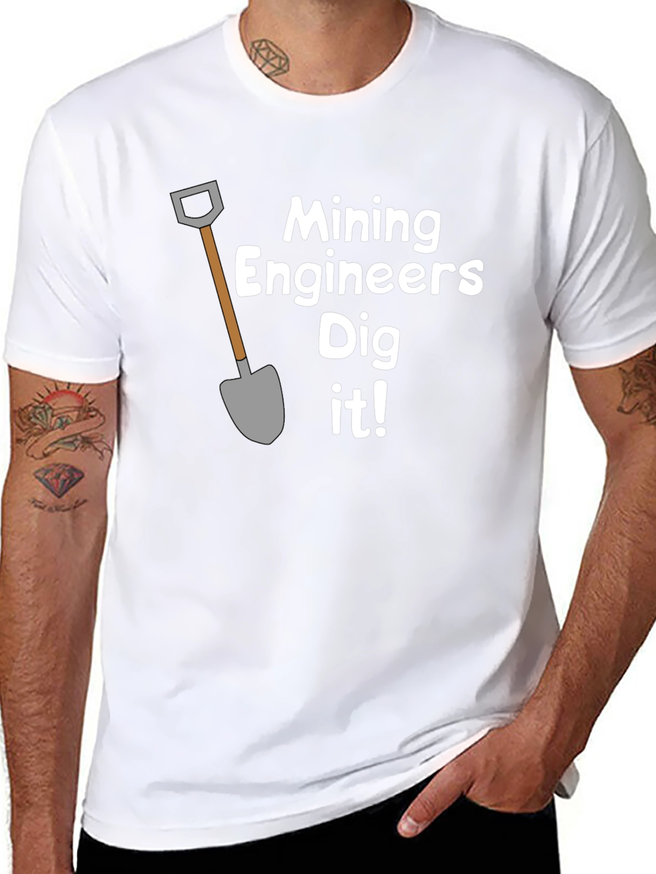 Mining Engineers Dig It! Graphic T-Shirt