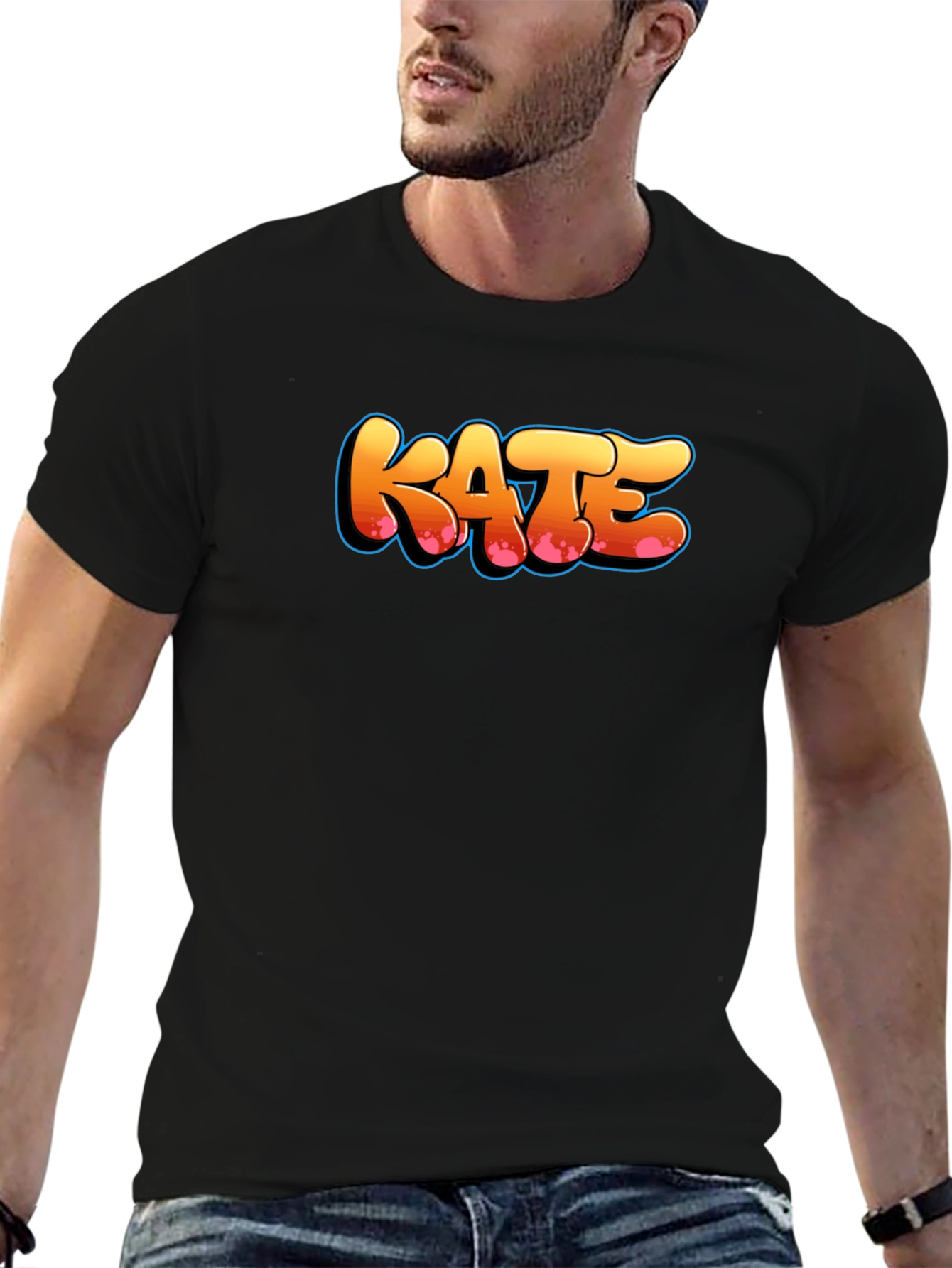 KATE Graffiti Style T-Shirt - Bold & Unique Design