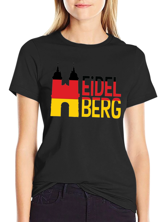 Heidelberg Germany T-Shirt Black
