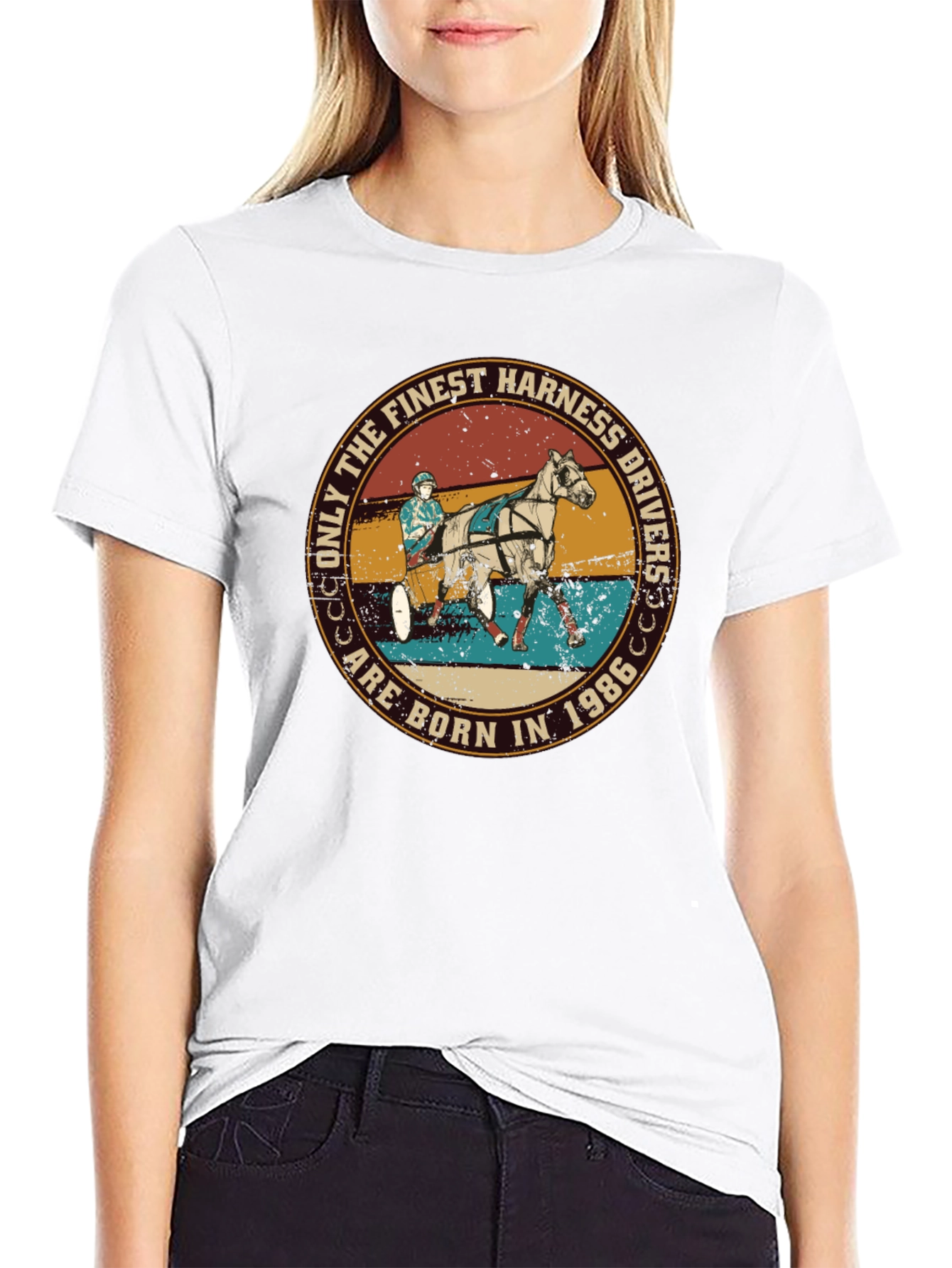Finest Harness Drivers Born in 1986 T-Shirt