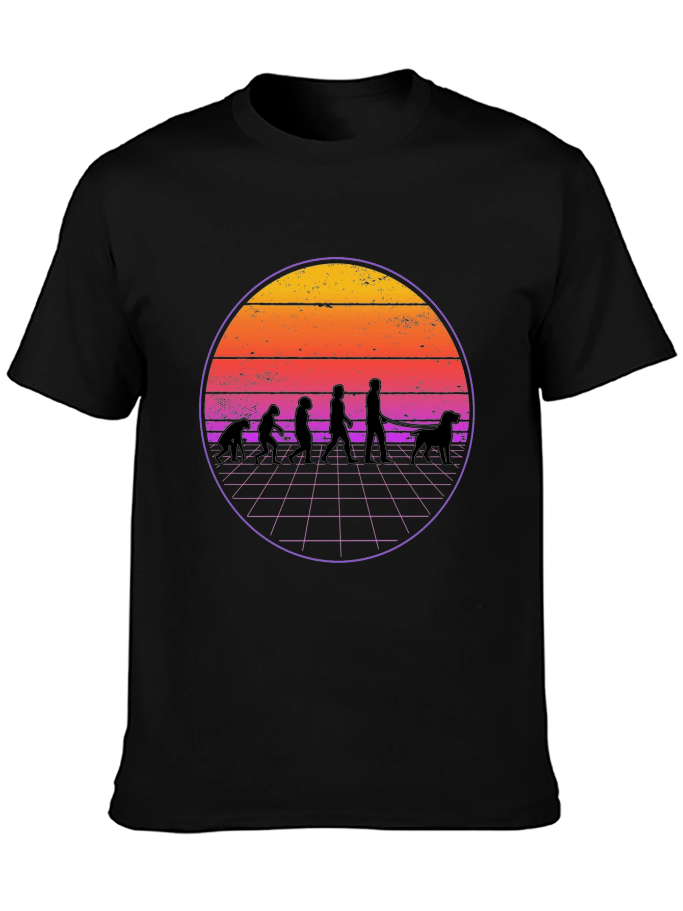 Evolution of Dog Walking T-Shirt