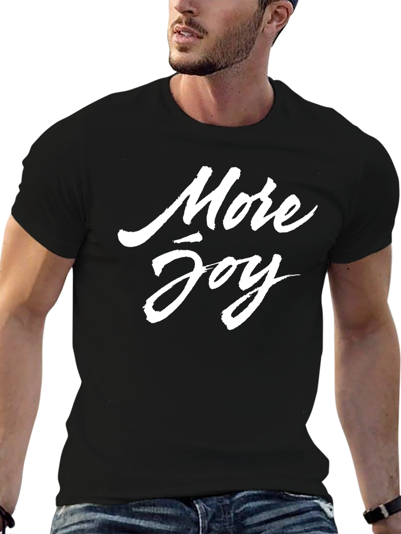 More Joy Black Graphic Tee